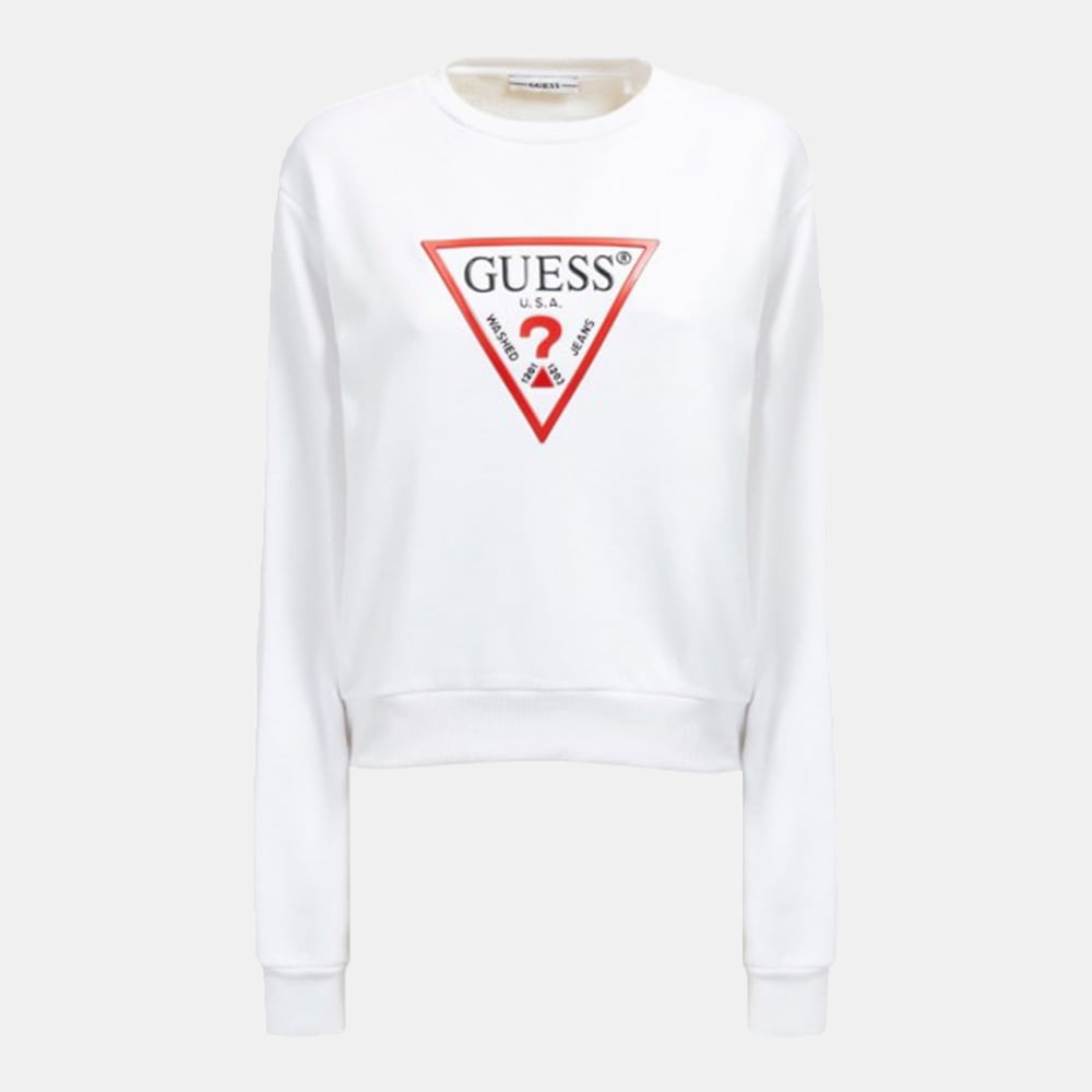 Guess Camisola Sweat W0bq05k8800 White Branco Shot2