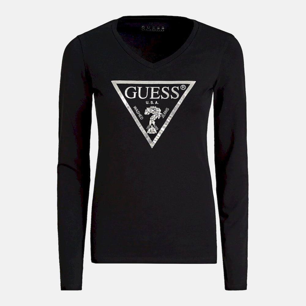 Guess Camisola Sweat W94i85k7de0 Black Preto Shot6