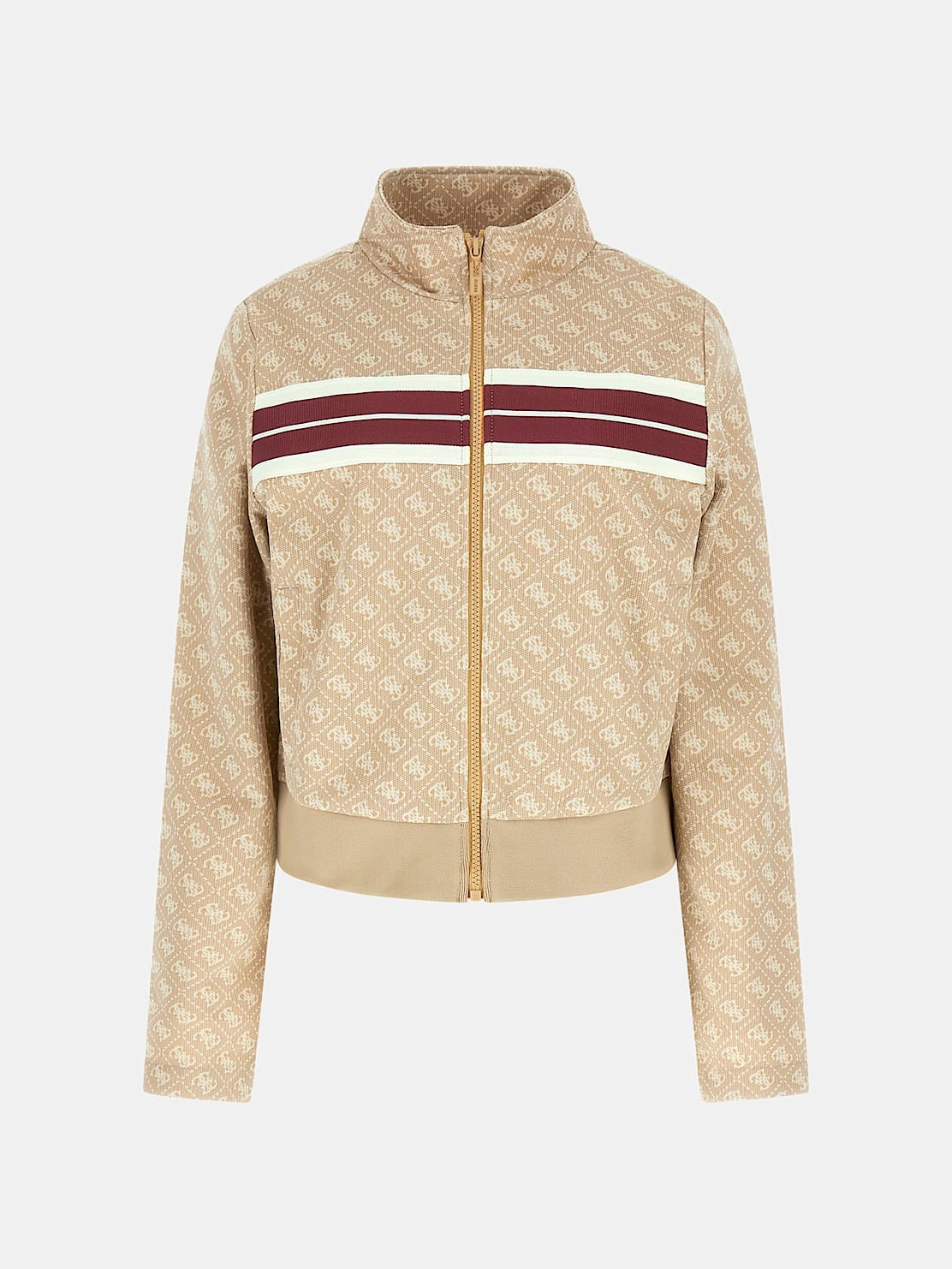 Guess Casaco Training Sweat Training V6gq06 K2957 Beige.logo Beige_shot4