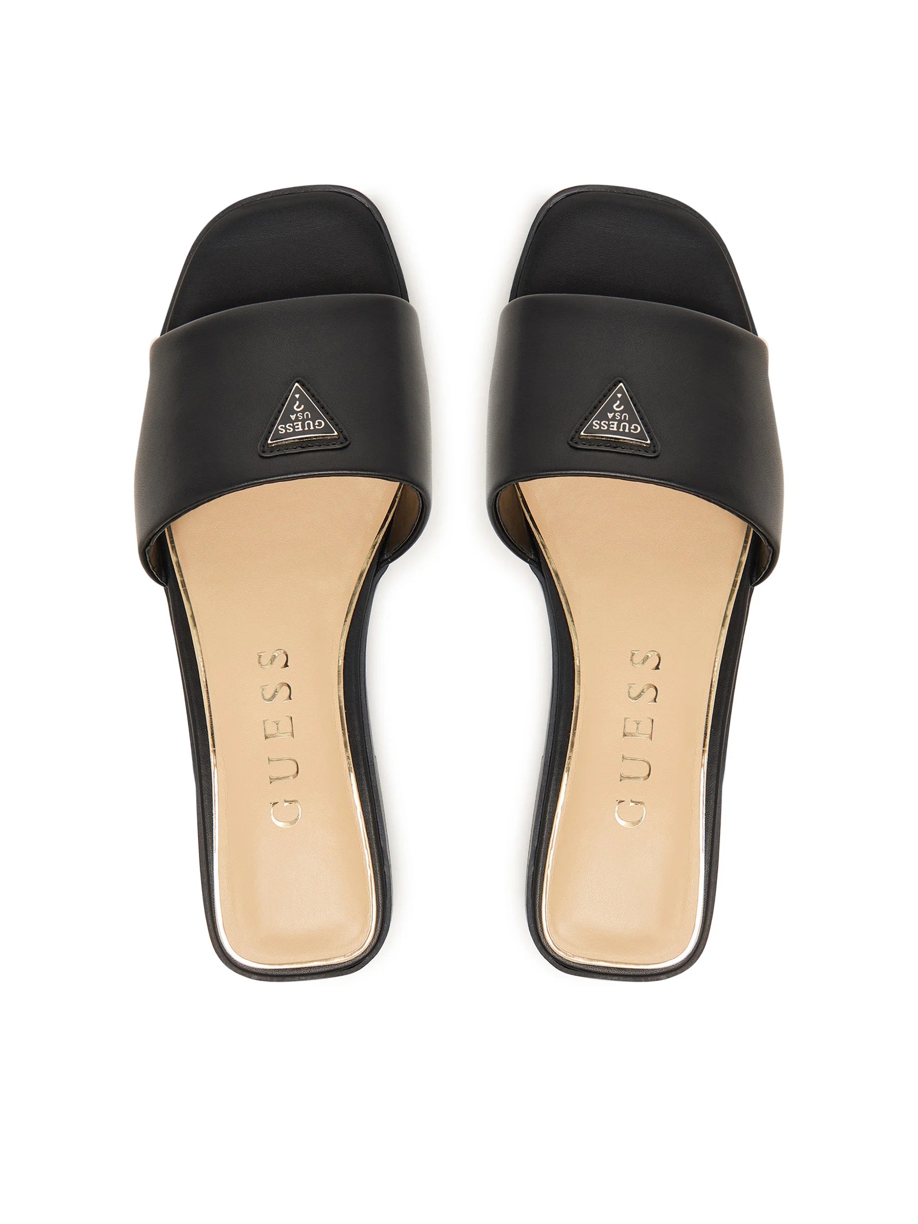 Guess Chinelos Slippers Fljrma Black Preto_shot5