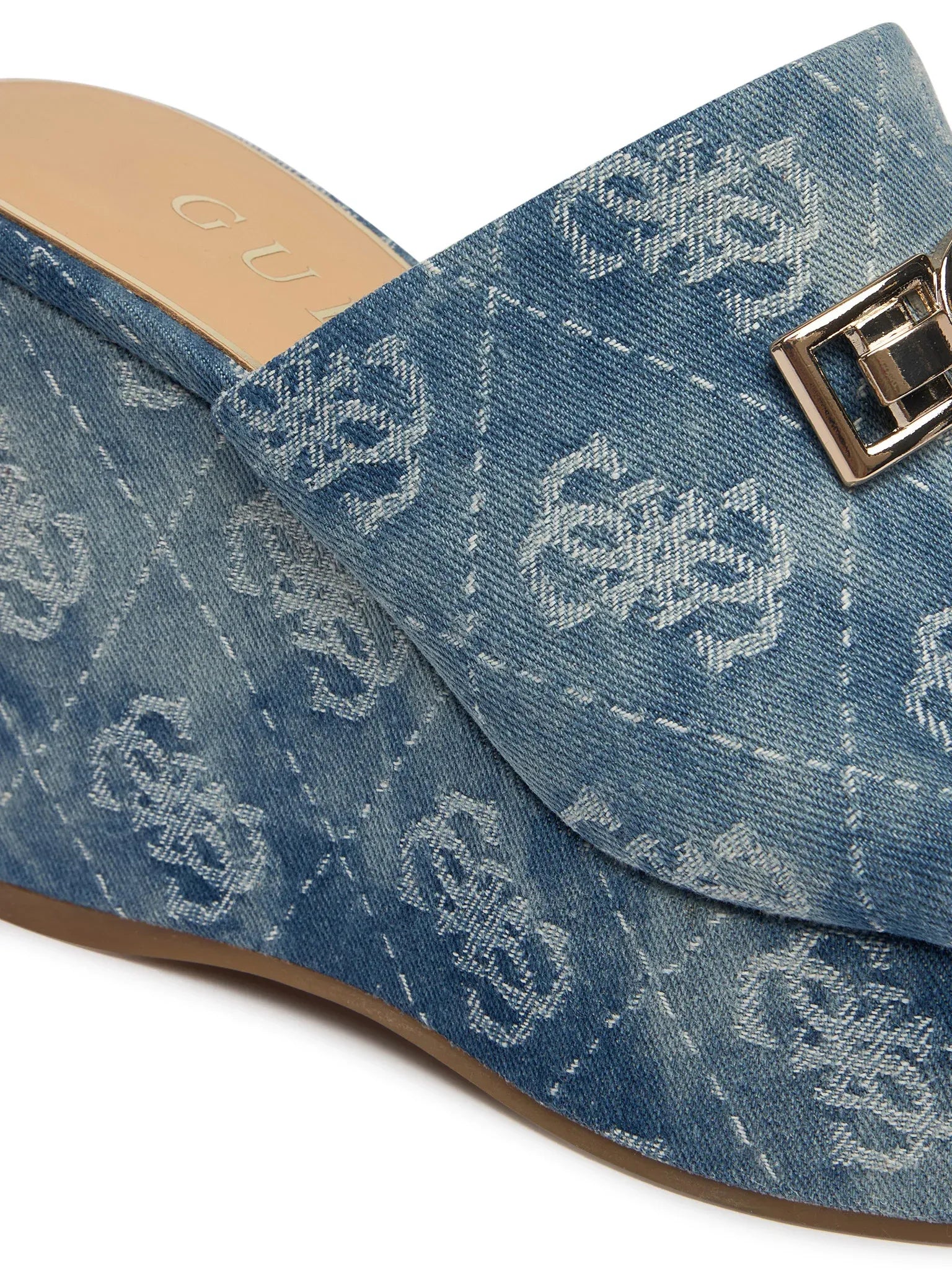Guess Sandalias Sandals Fljev2 Blue.logo Azul_shot6
