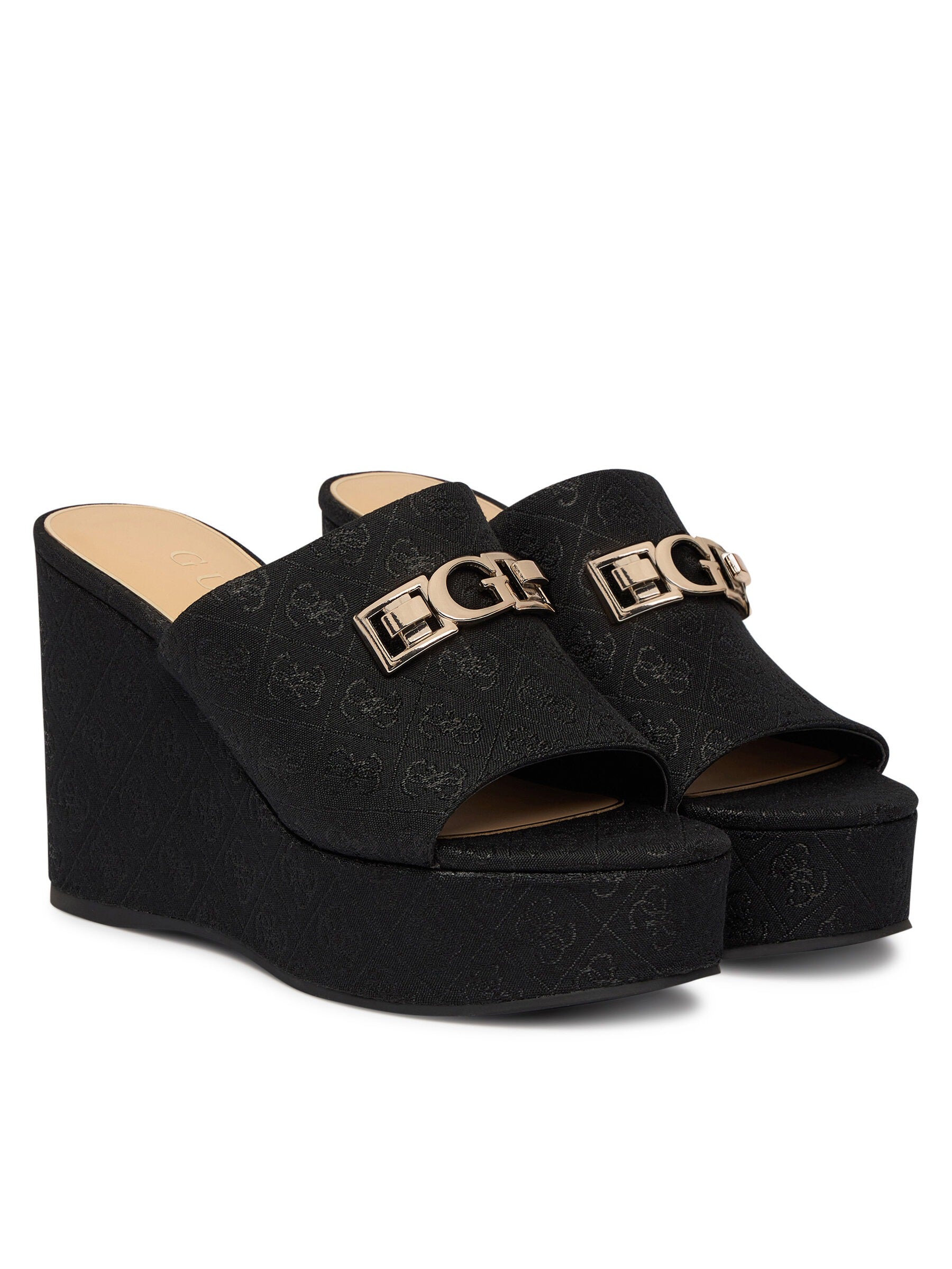 Guess Sandalias Sandals Fljevz Black Preto_shot3