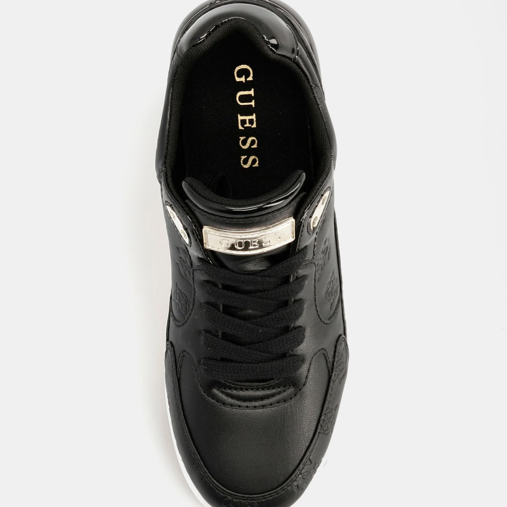 Guess Sapatilhas Sneakers Shoes Fl5mx2pel12 Black.logo Preto Shot5