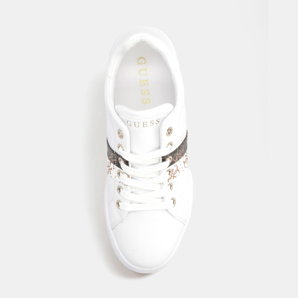 Guess Sapatilhas Sneakers Shoes Fl5reeele12 White Branco Shot5