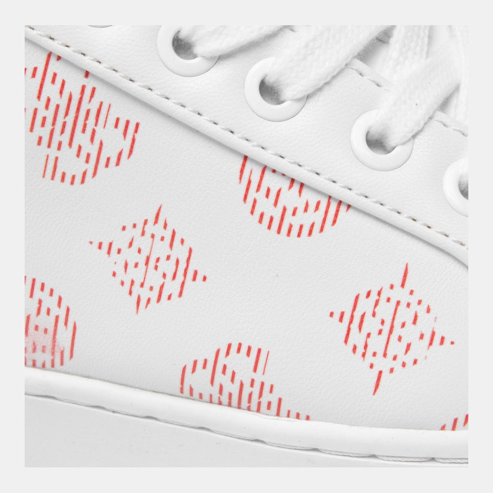 Guess Sapatilhas Sneakers Shoes Fl5rfrfal12 White Red Branco Vermelho9 Resultado