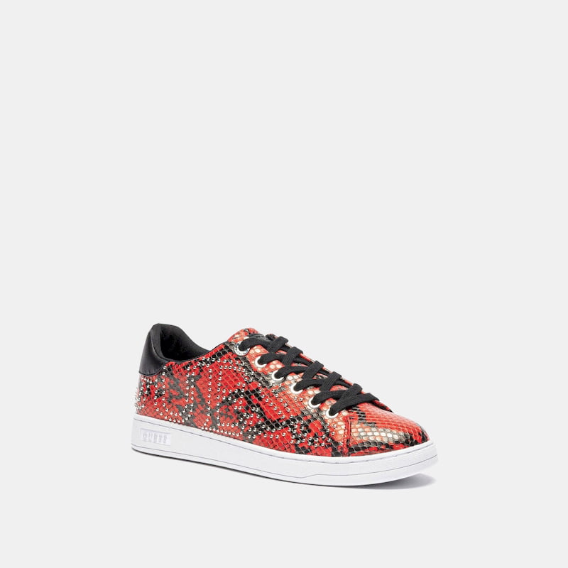 Guess Sapatilhas Sneakers Shoes Fl7cat Mid.red Vermelho Shot6