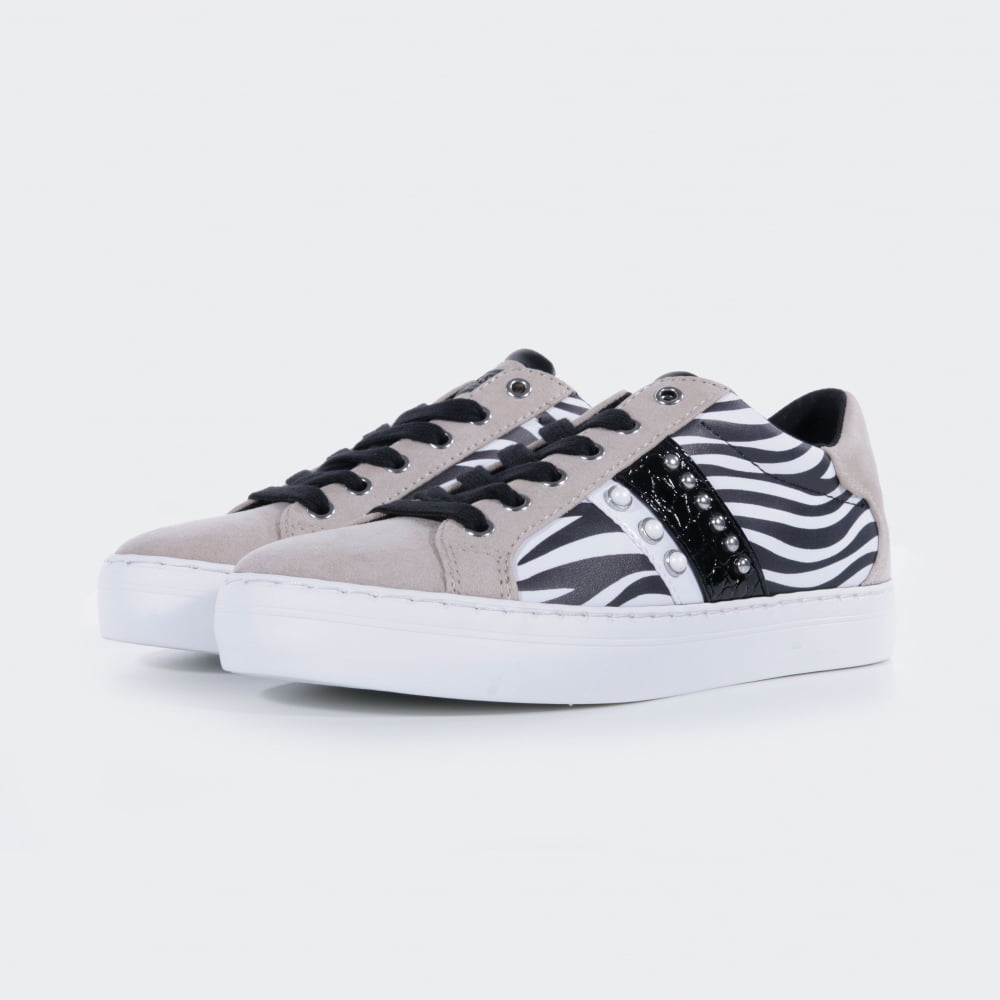 Guess Sapatilhas Sneakers Shoes Fl7grypel12 Zebra Zebra Shot6