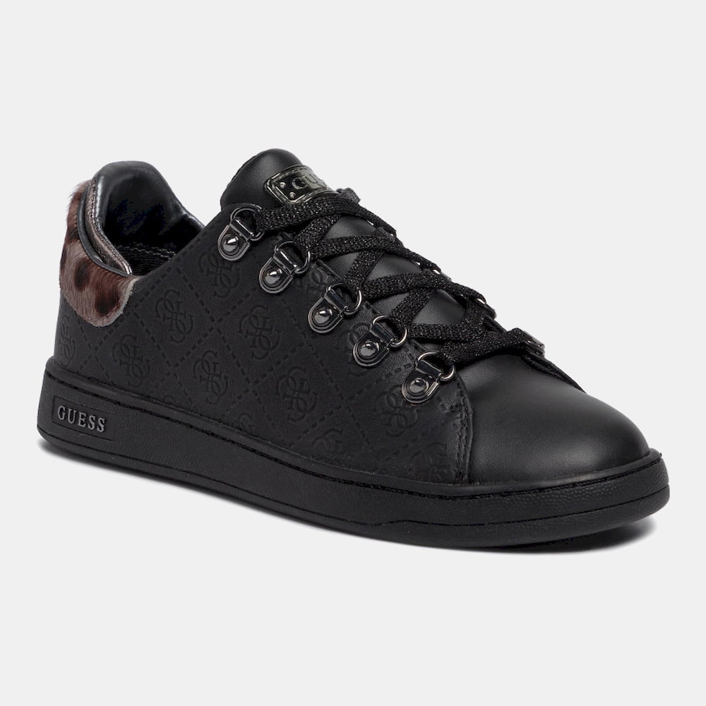 Guess Sapatilhas Sneakers Shoes Fl8chz Black Preto Shot2