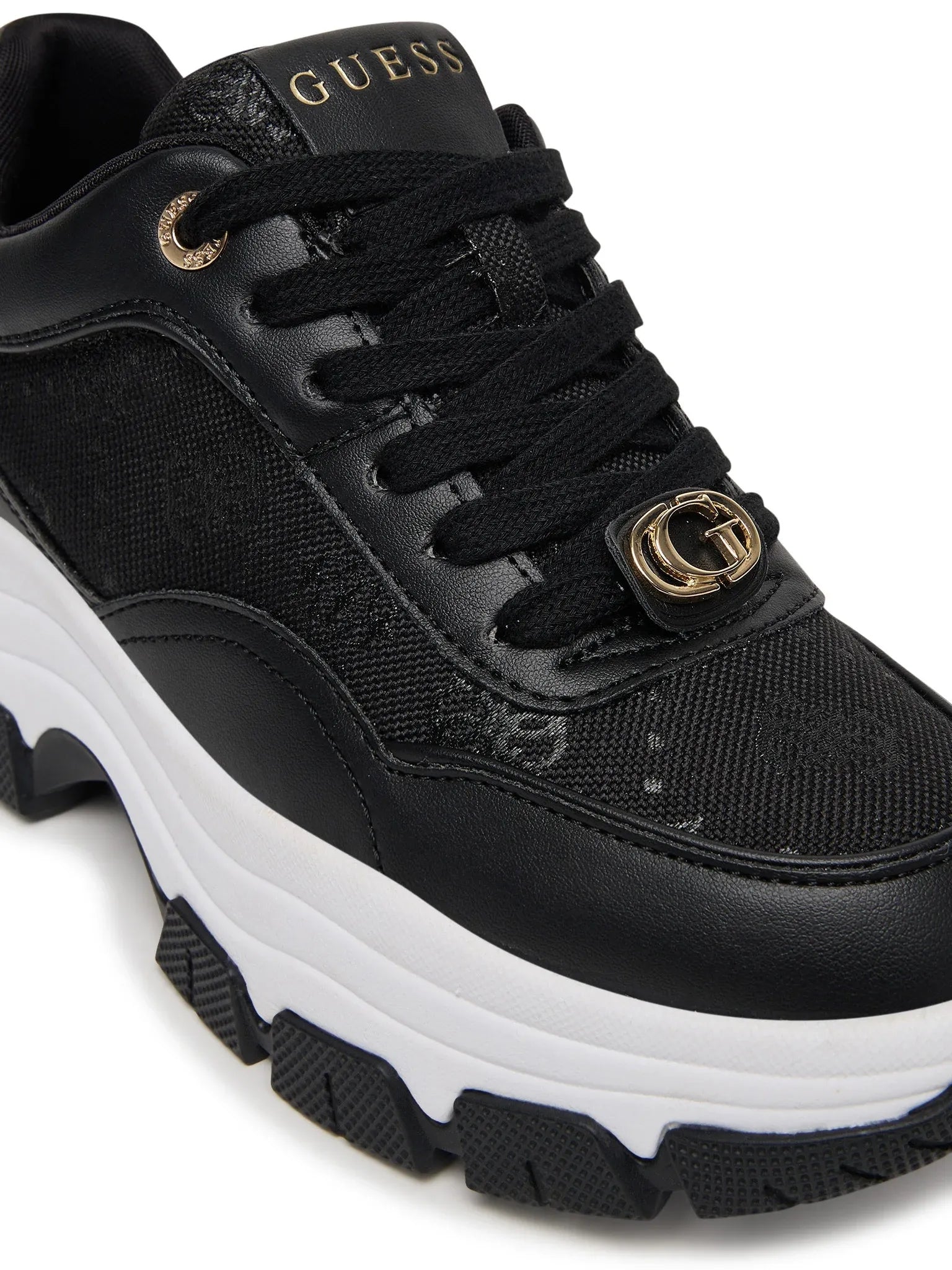 Guess Sapatilhas Sneakers Shoes Flfbrt Black Preto_shot6