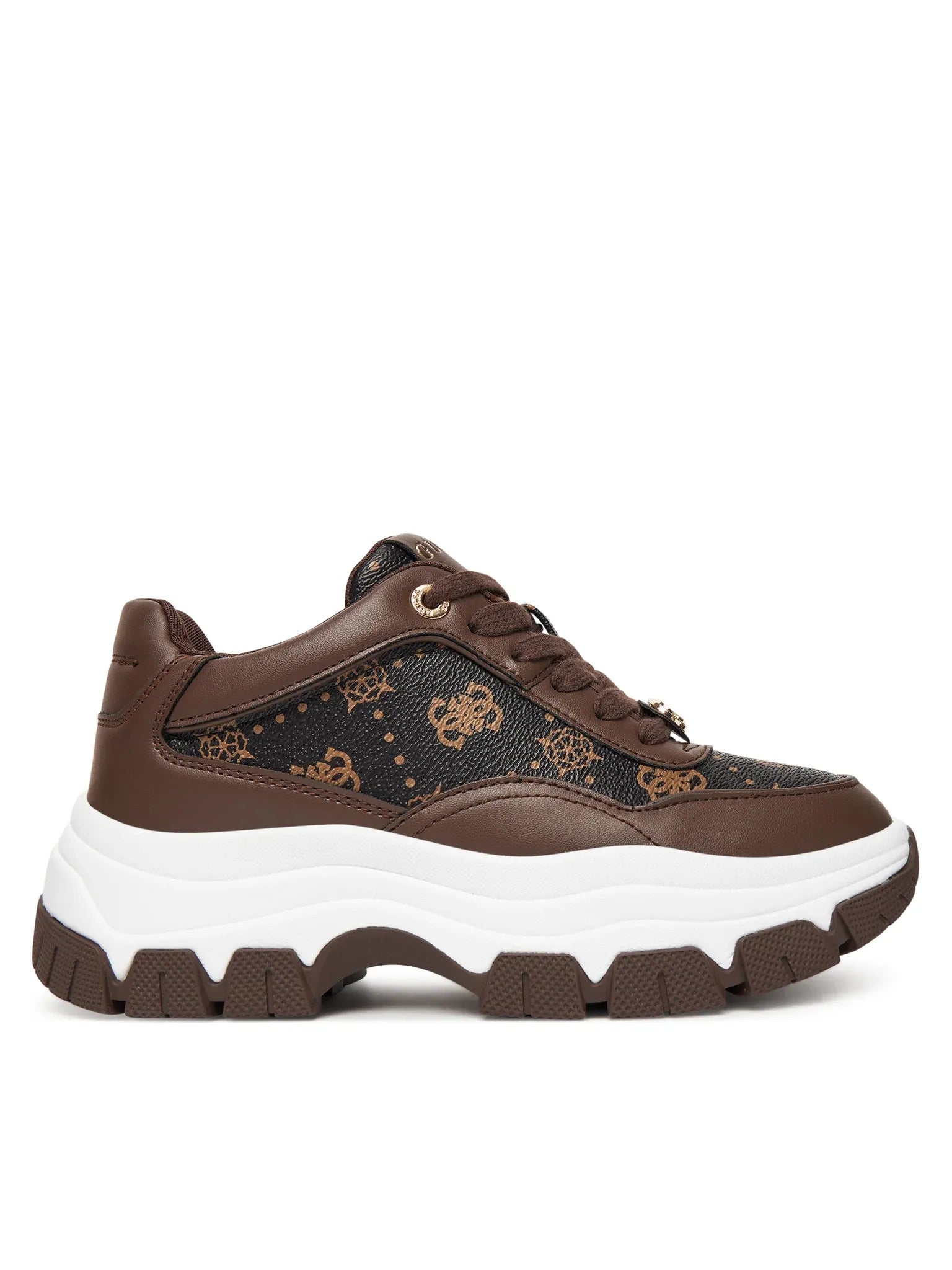 Guess Sapatilhas Sneakers Shoes Flfbrt Brown Castanho_shot3