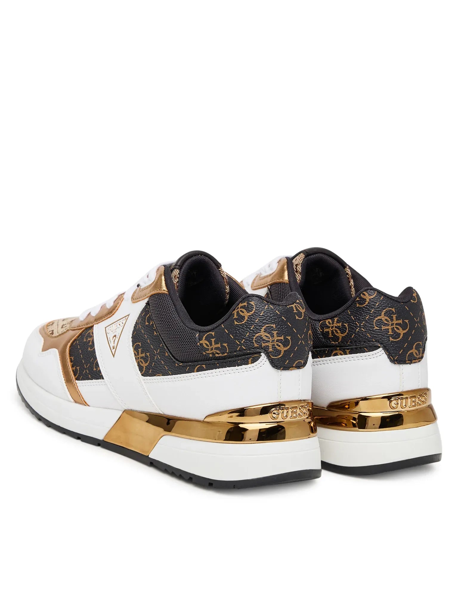Guess Sapatilhas Sneakers Shoes Flfmic Beige Whit Beige Branco_shot2
