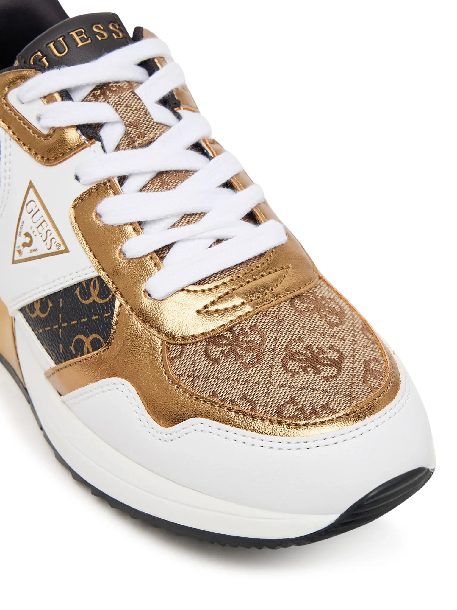 Guess Sapatilhas Sneakers Shoes Flfmic Beige Whit Beige Branco_shot5