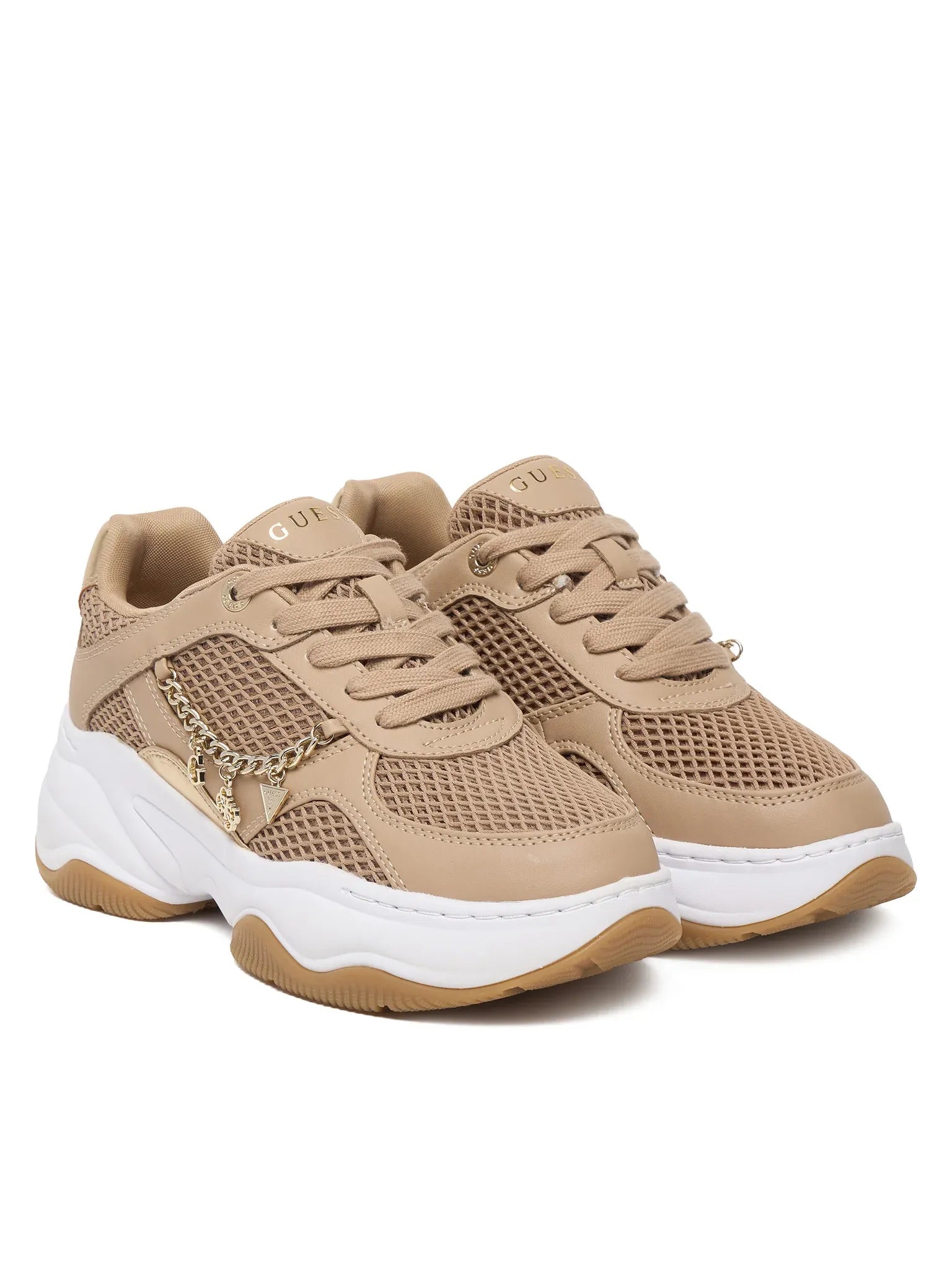 Guess Sapatilhas Sneakers Shoes Flphar Beige Beige_shot1
