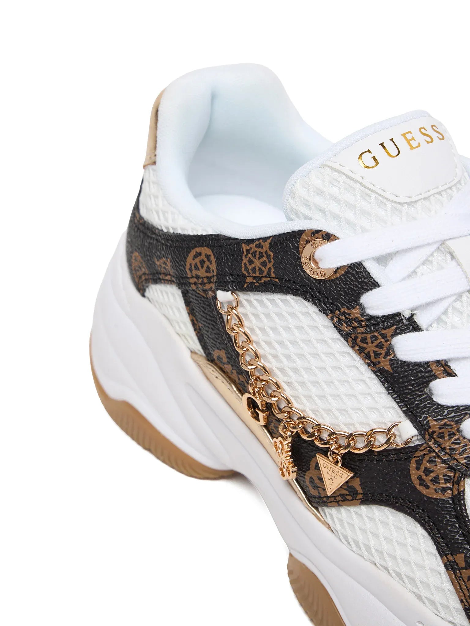 Guess Sapatilhas Sneakers Shoes Flphar Whi Brown Branco Castanho_shot6