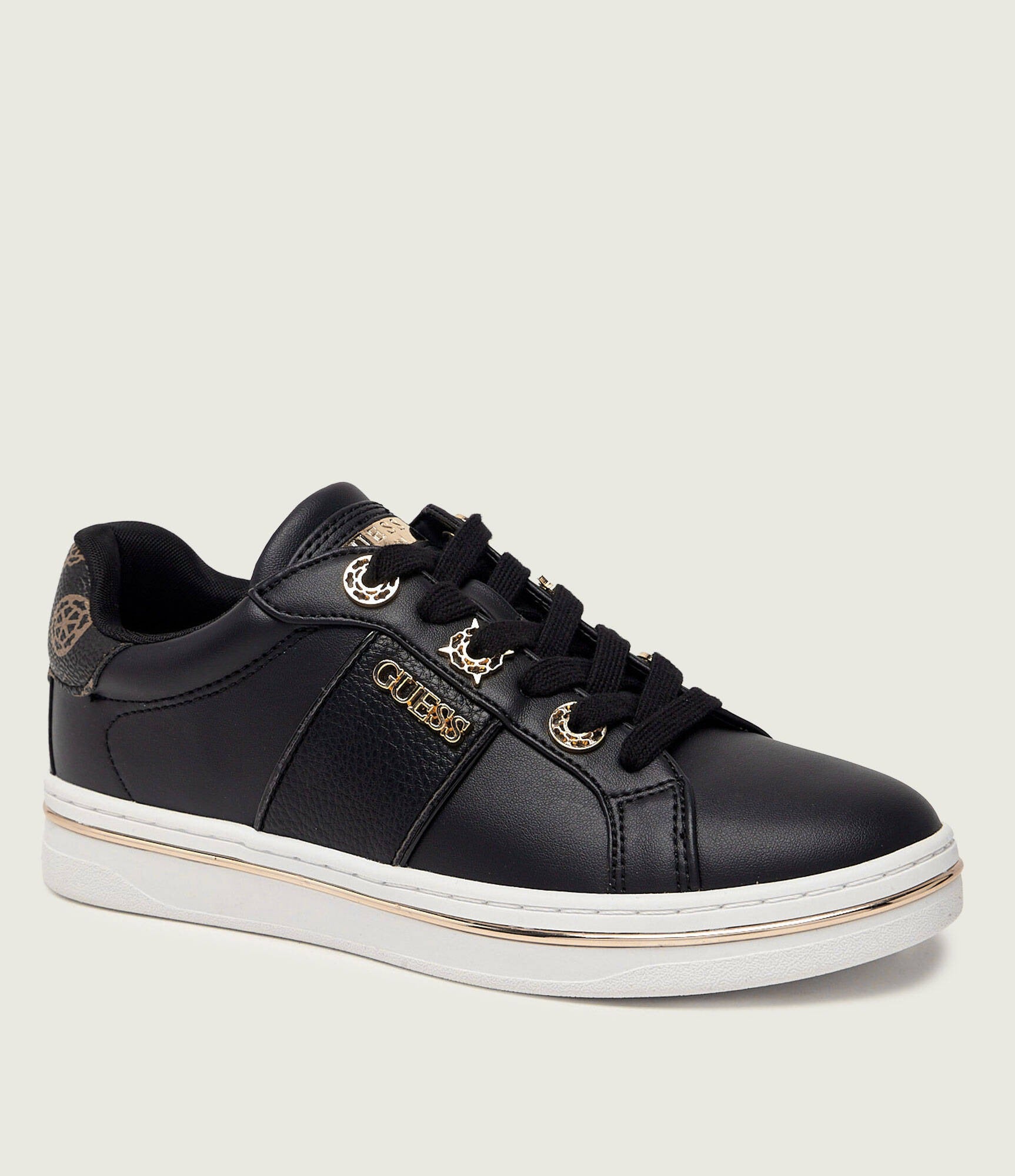Guess Sapatilhas Sneakers Shoes Flpstw Black Preto_shot1