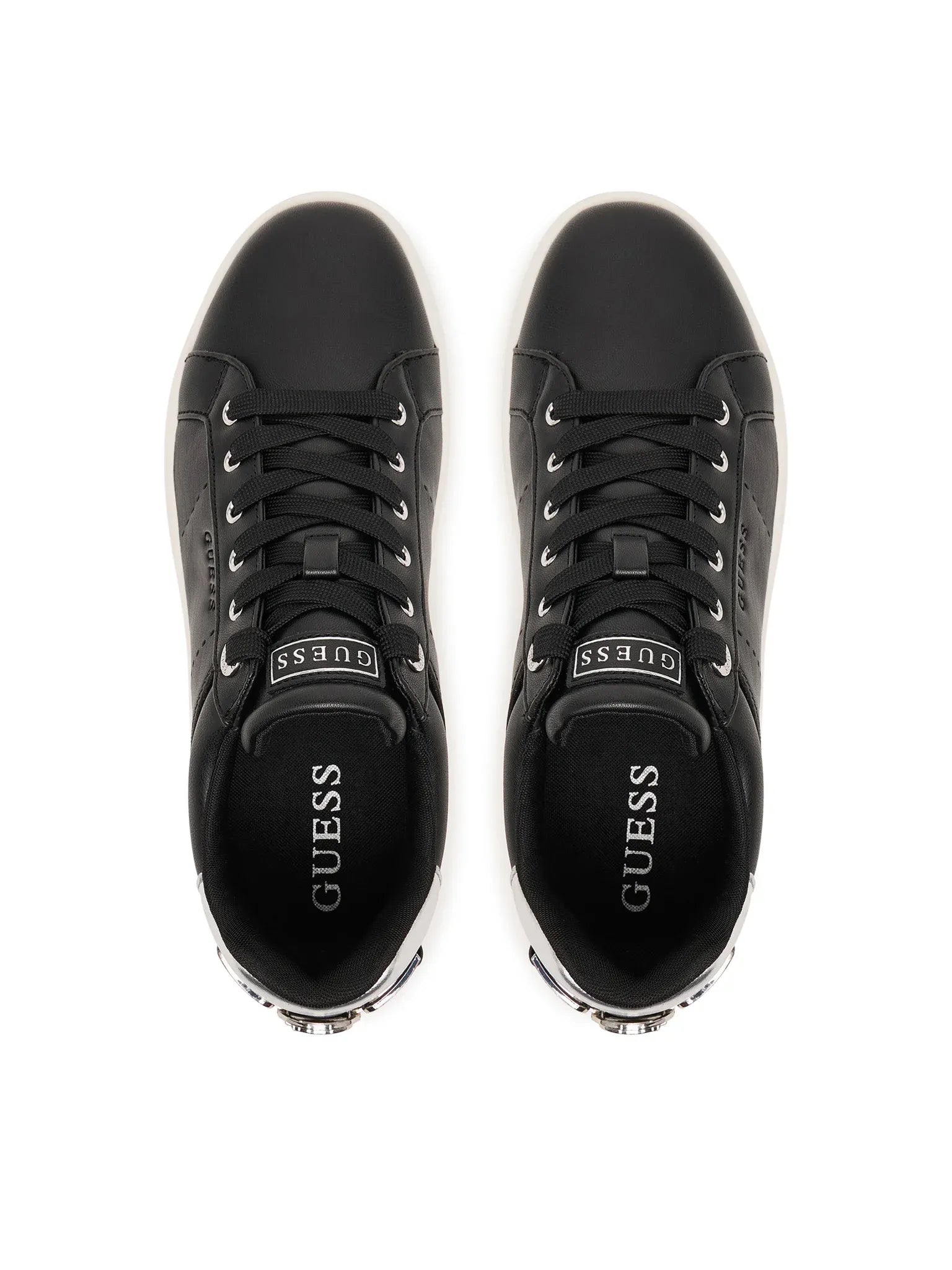 Guess Sapatilhas Sneakers Shoes Flpwes Black Preto_shot5