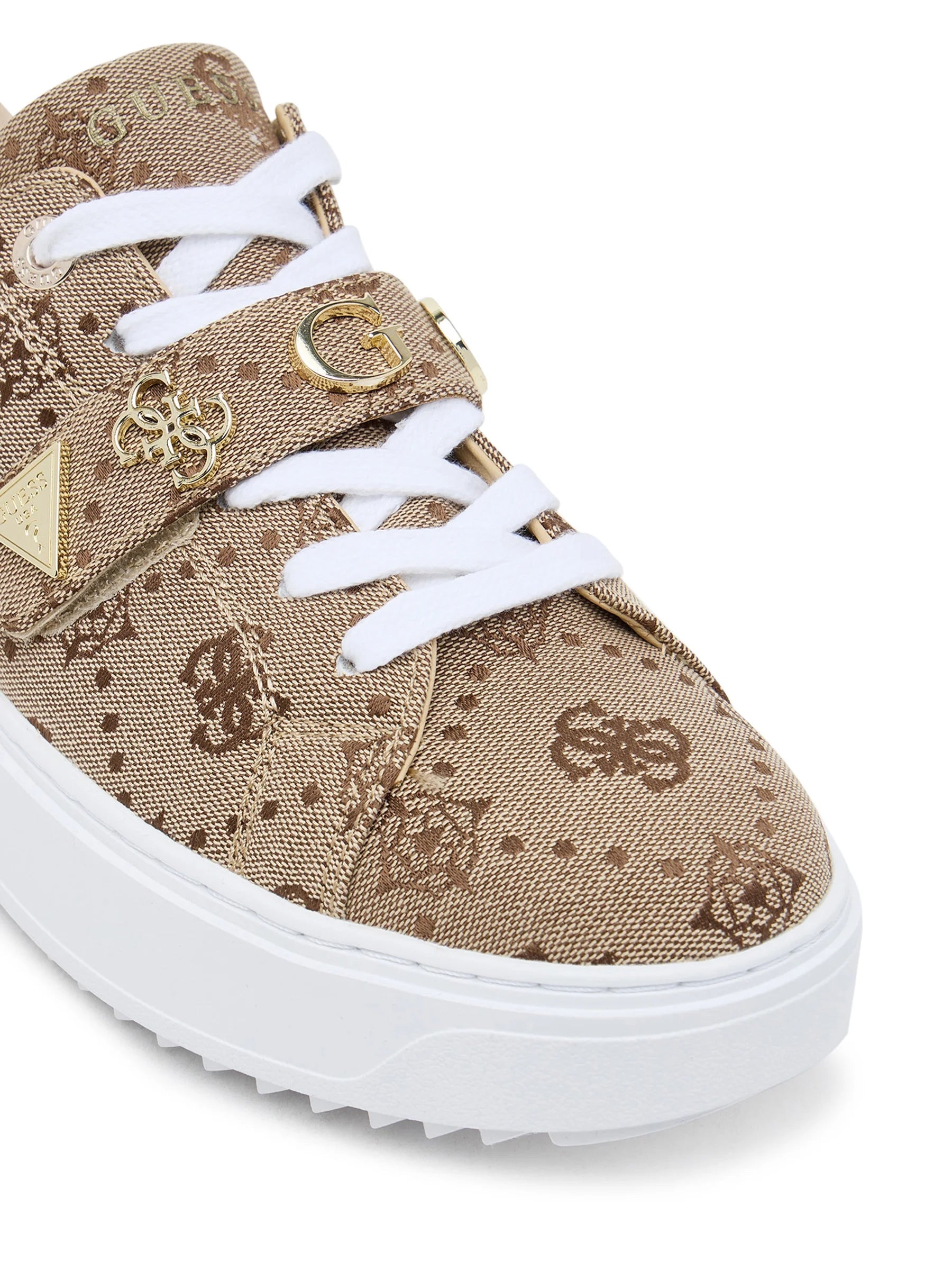 Guess Sapatilhas Sneakers Shoes Fltdr2 Latte Latte_shot4