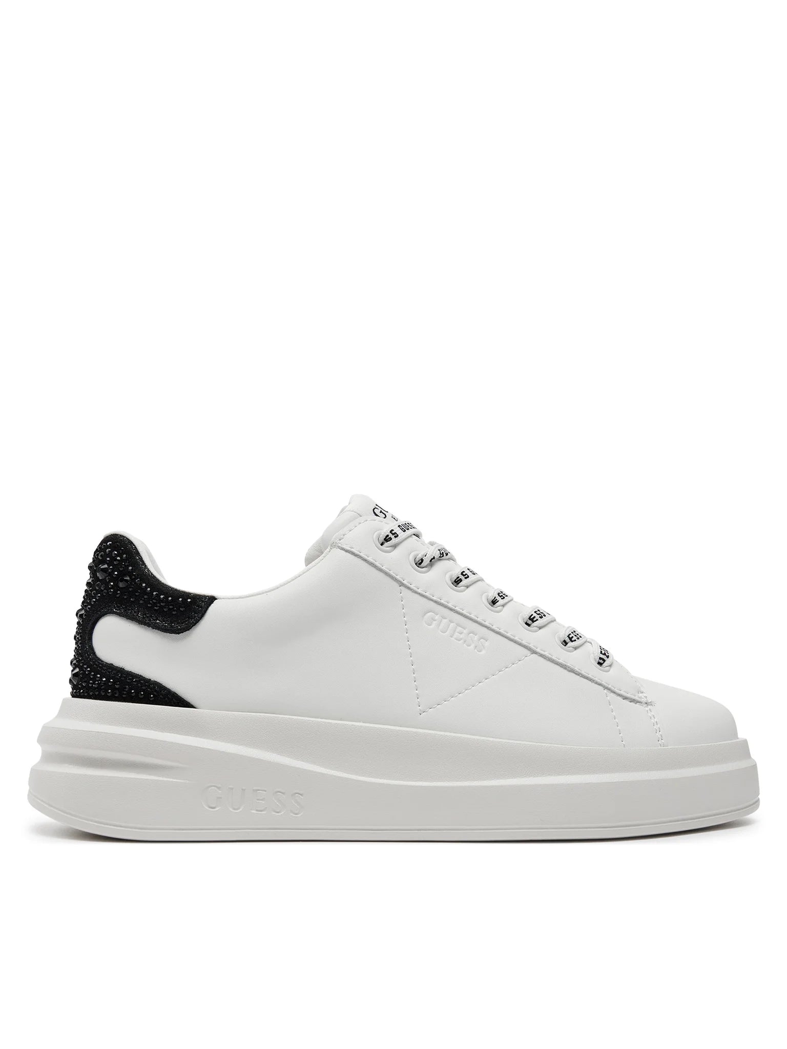 Guess Sapatilhas Sneakers Shoes Fltelb Whi Black Branco Preto_shot3