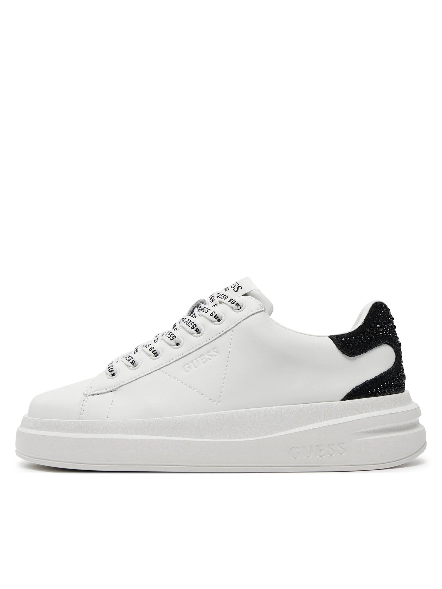 Guess Sapatilhas Sneakers Shoes Fltelb Whi Black Branco Preto_shot6