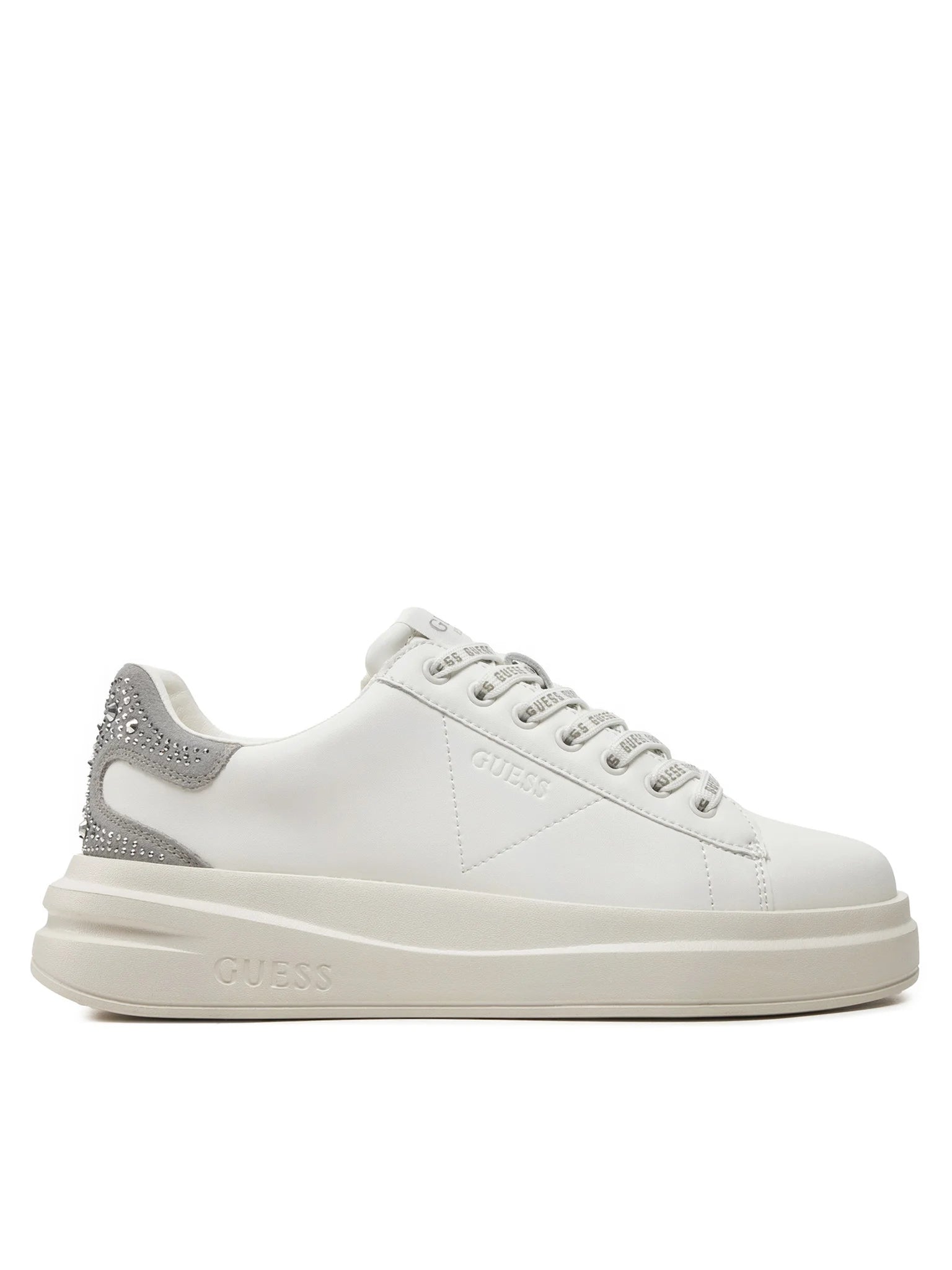 Guess Sapatilhas Sneakers Shoes Fltelb White Grey Branco Cinza_shot1