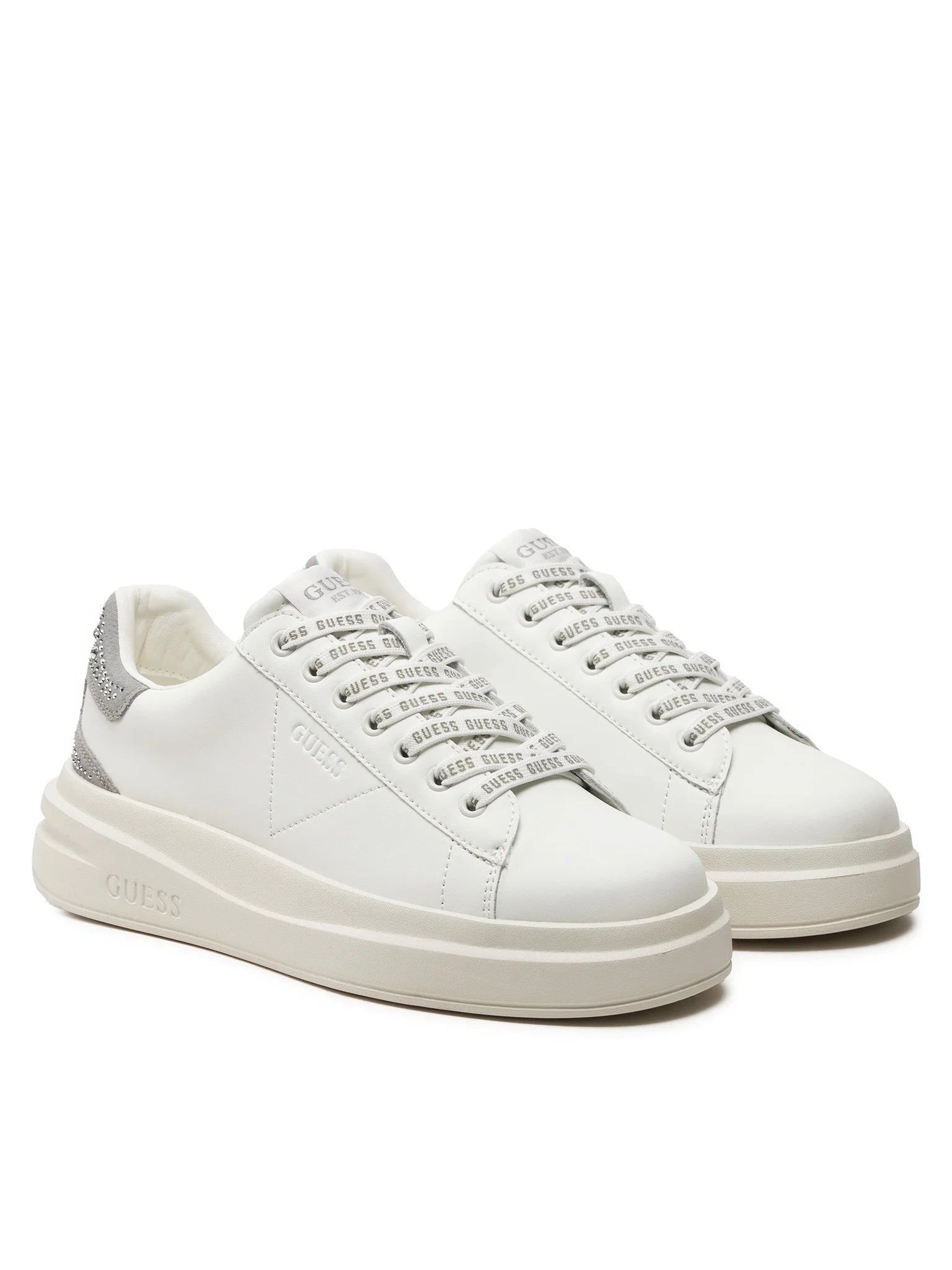 Guess Sapatilhas Sneakers Shoes Fltelb White Grey Branco Cinza_shot2