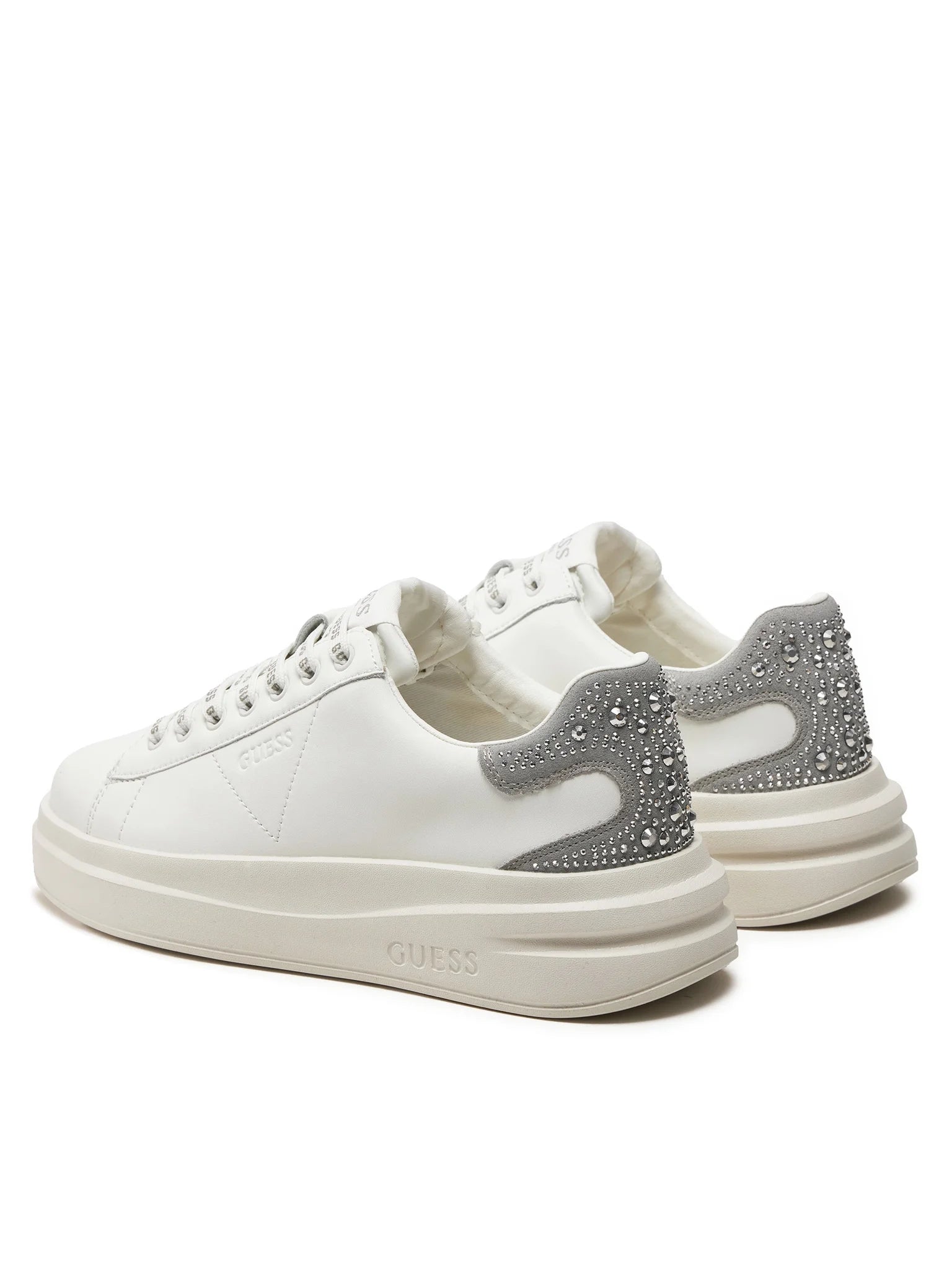 Guess Sapatilhas Sneakers Shoes Fltelb White Grey Branco Cinza_shot4