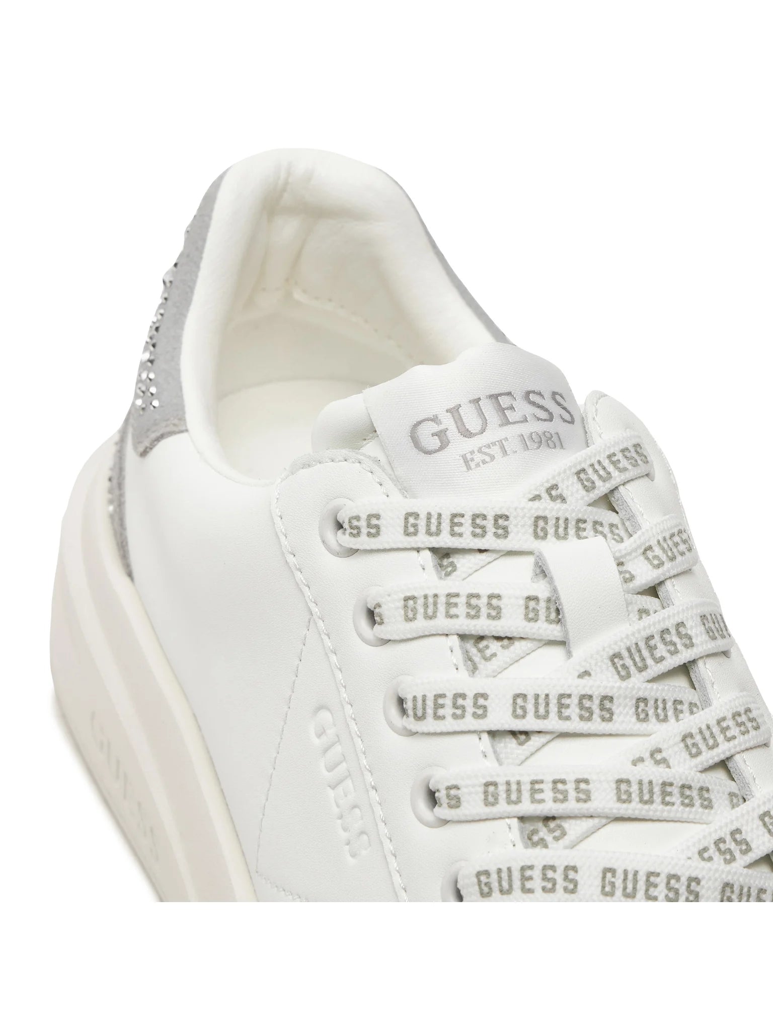 Guess Sapatilhas Sneakers Shoes Fltelb White Grey Branco Cinza_shot6