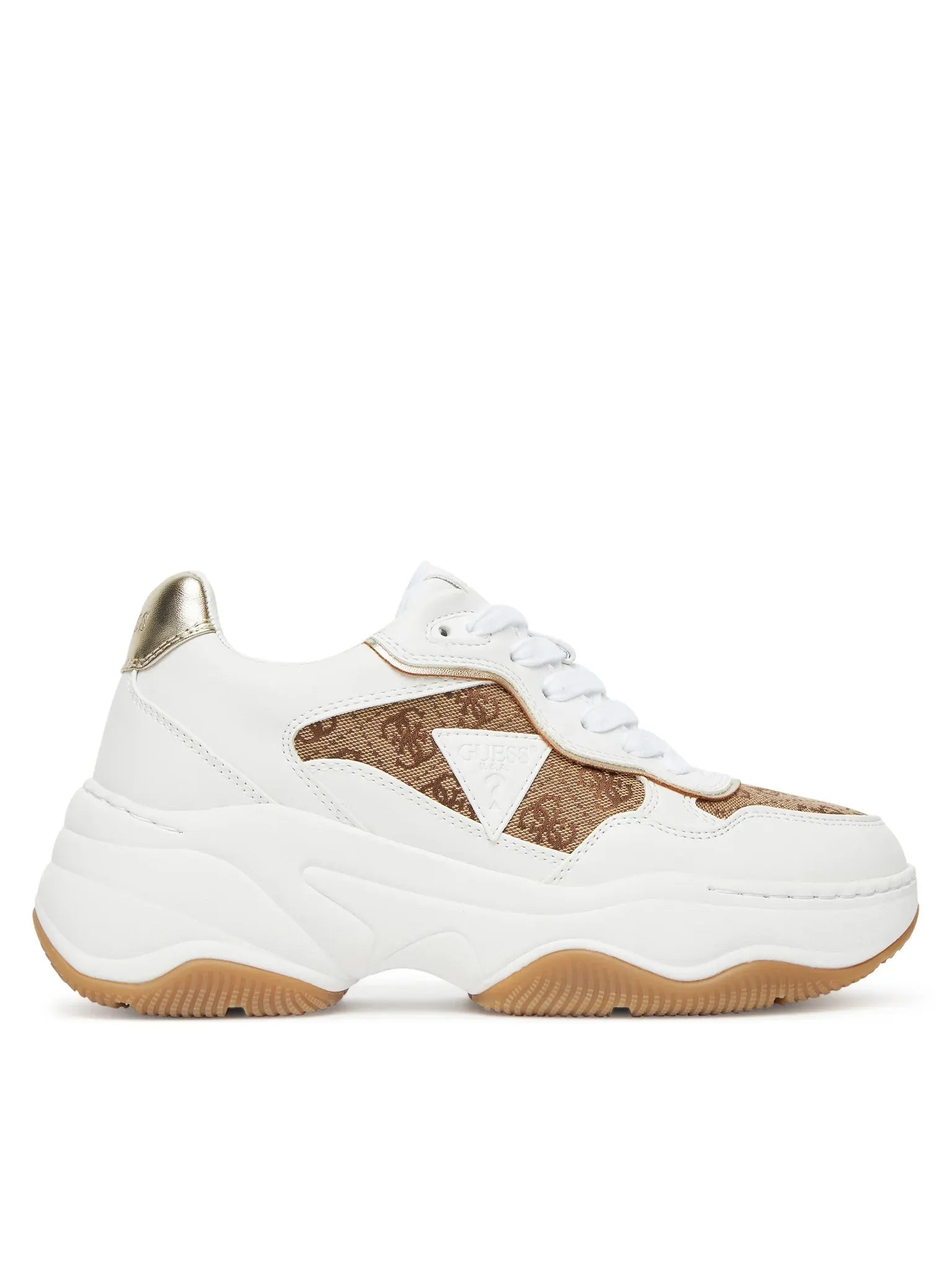 Guess Sapatilhas Sneakers Shoes Flthp4 White Beig Branco Beige_shot1