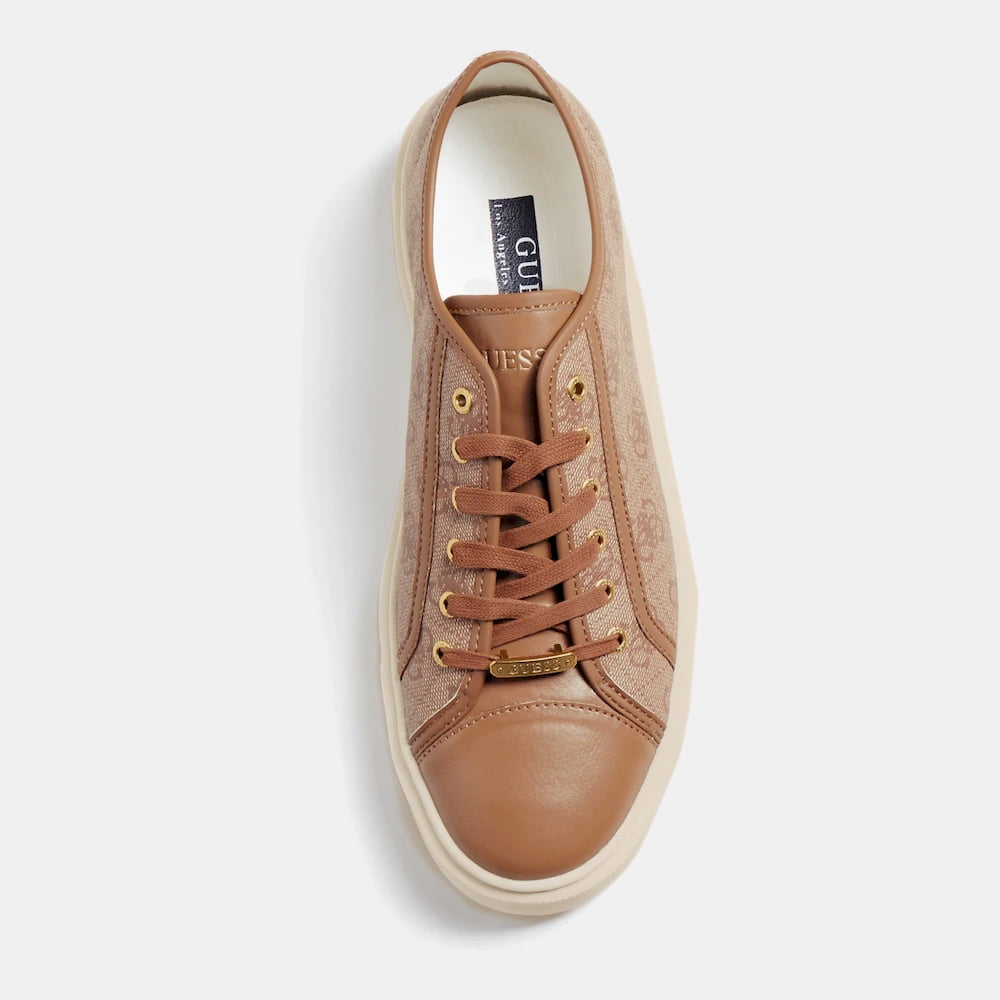 Guess Sapatilhas Sneakers Shoes Fm5vcuele12 Beige.logo Beige Shot11 Resultado