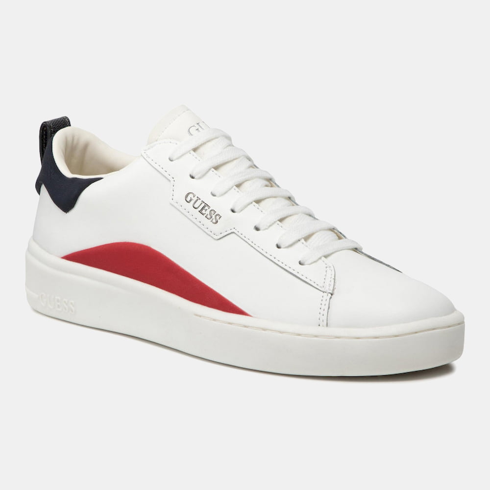 Guess Sapatilhas Sneakers Shoes Fm6ver Whi Red Bl Branco Vermelho Preto Shot10 Resultado