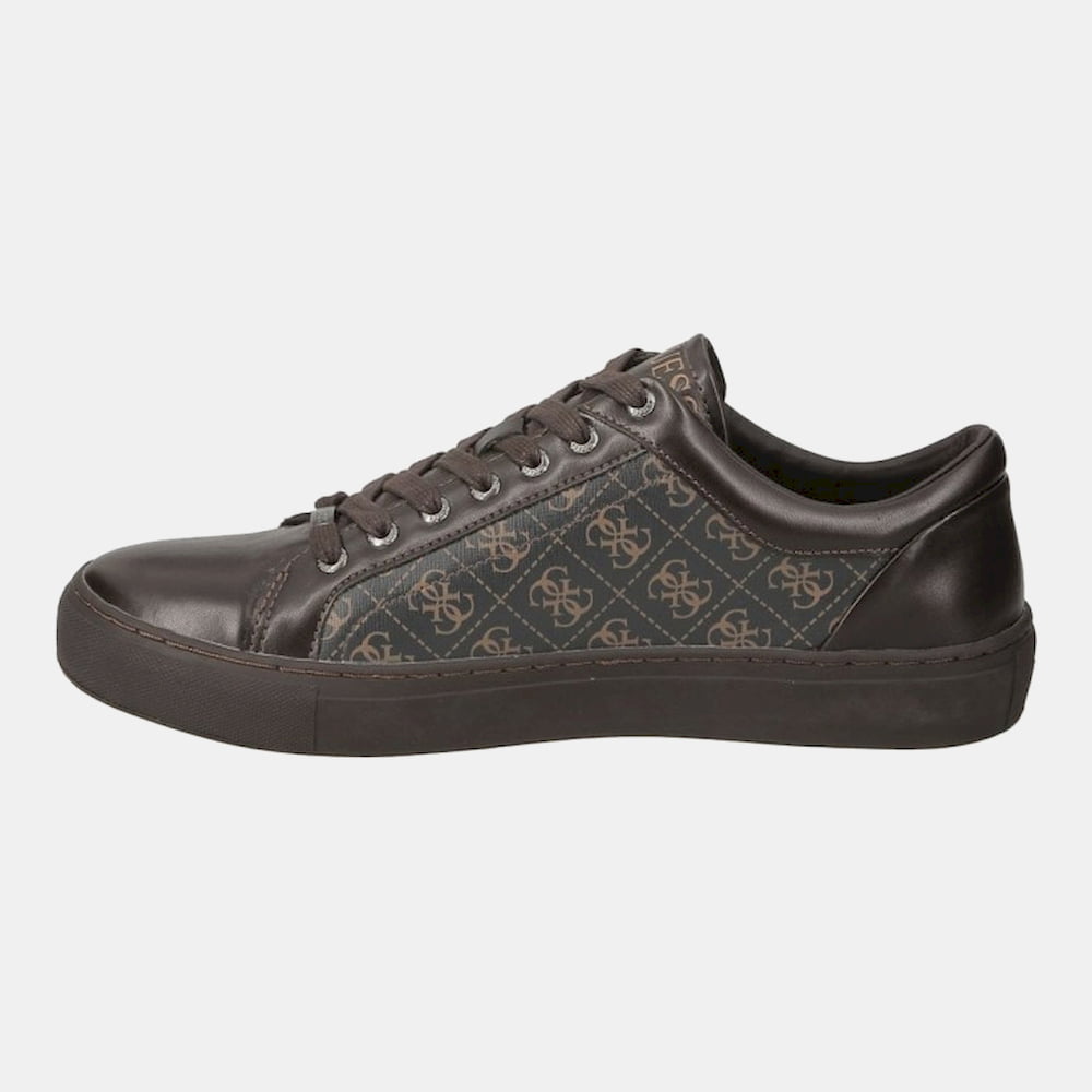 Guess Sapatilhas Sneakers Shoes Fm8lui Brown Castanho Shot2