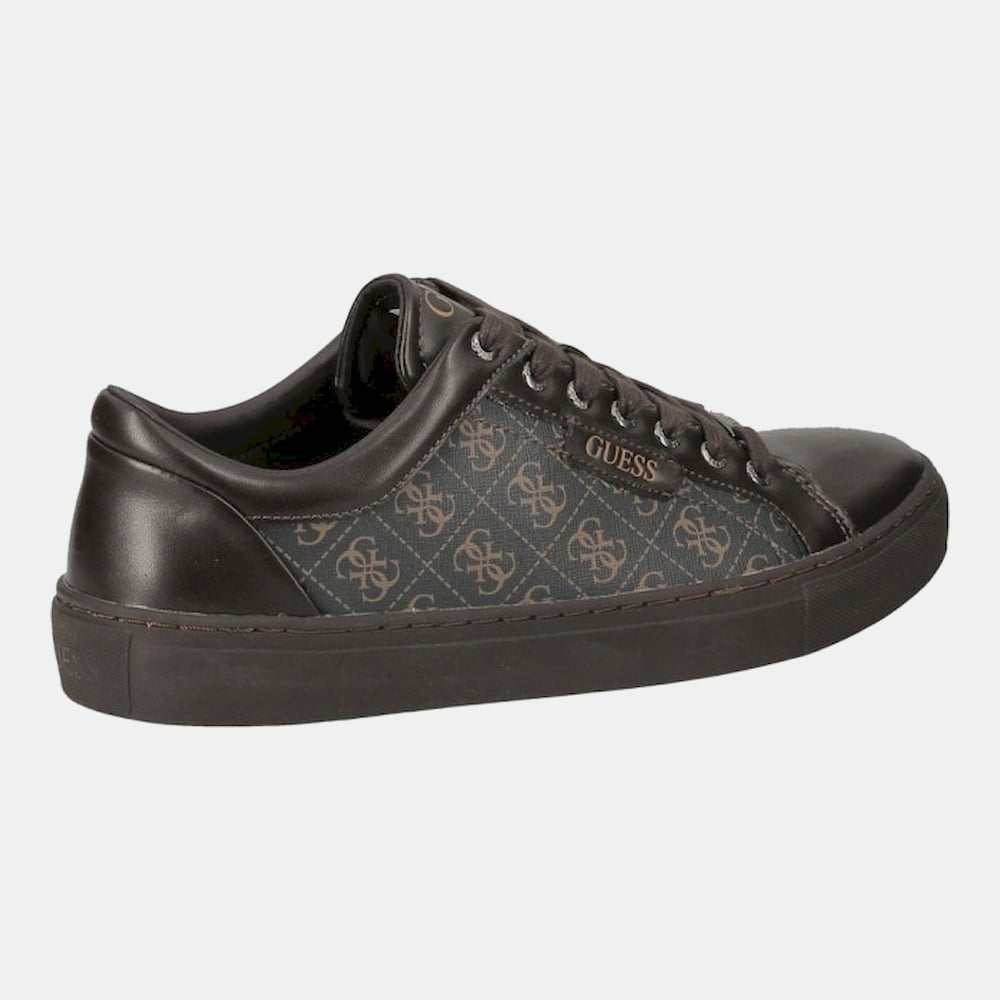 Guess Sapatilhas Sneakers Shoes Fm8lui Brown Castanho Shot4