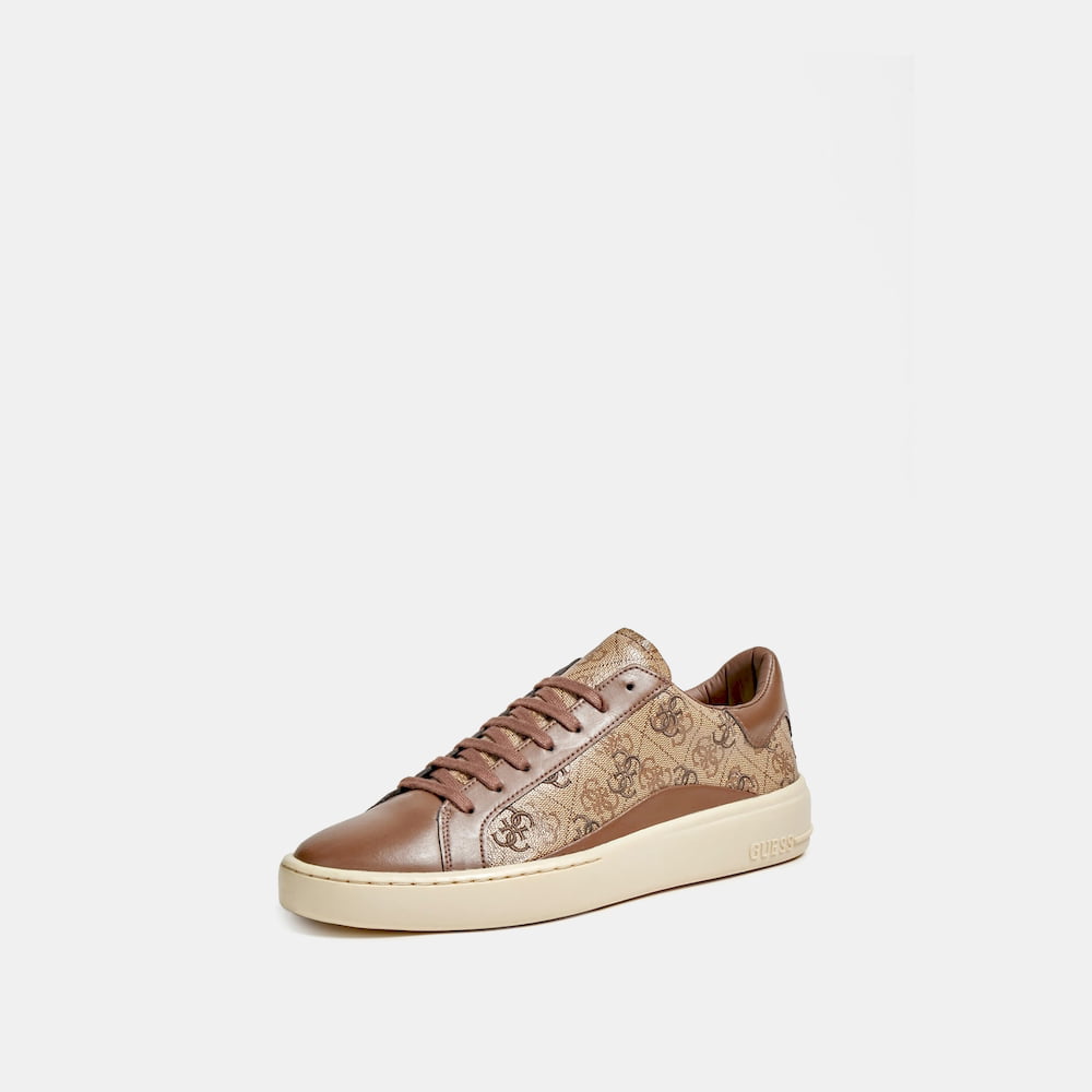 Guess Sapatilhas Sneakers Shoes Fm8verpel12 Beige.logo Beige Shot8