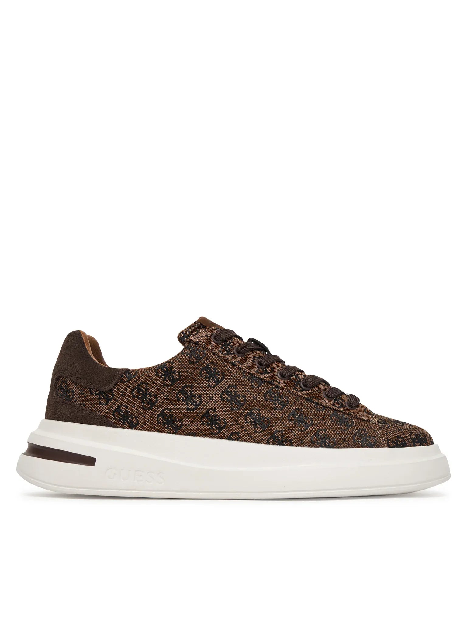 Guess Sapatilhas Sneakers Shoes Fmjeba Brown.logo Castanho_shot1