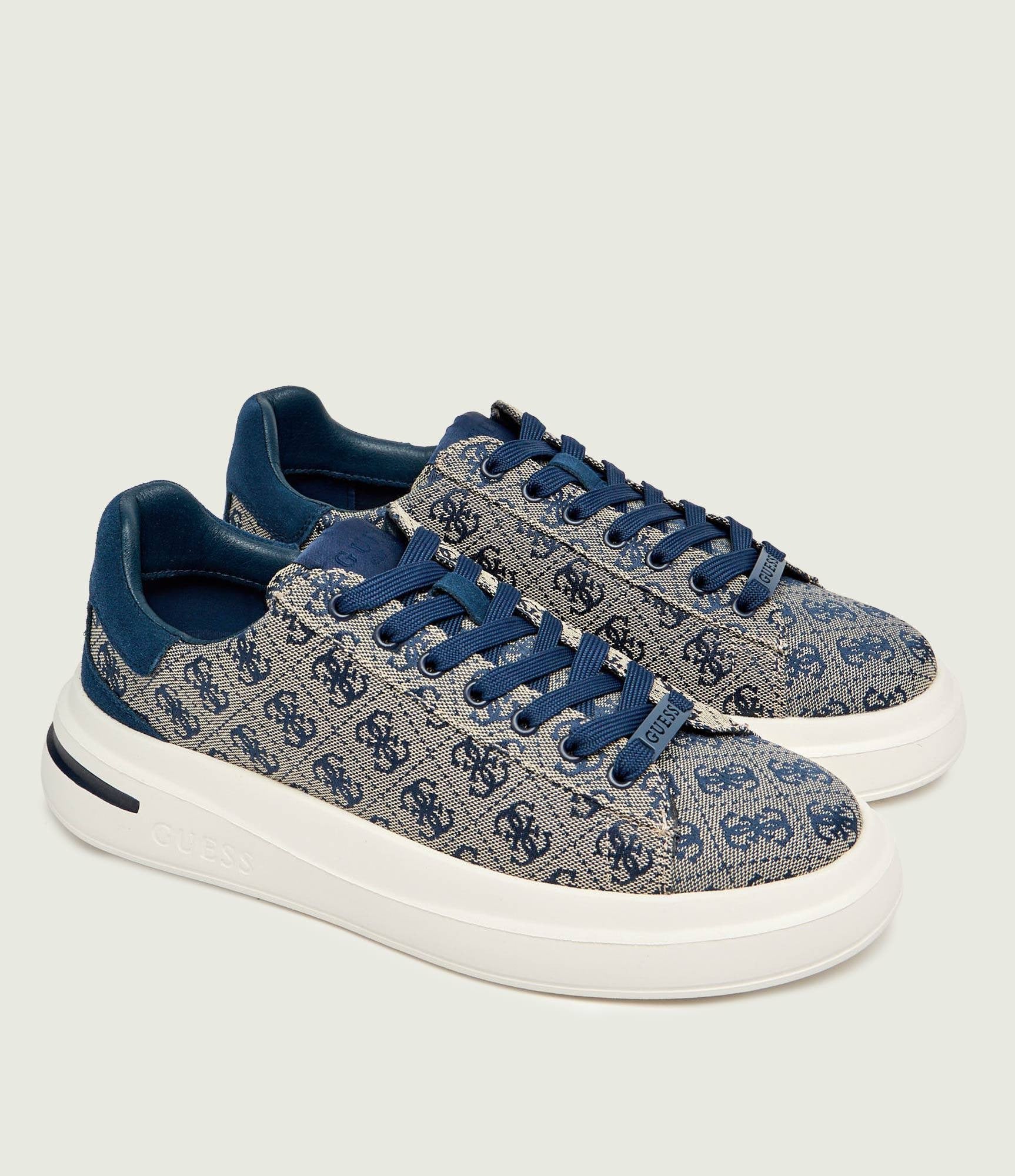 Guess Sapatilhas Sneakers Shoes Fmjeba Navy.logo Navy_shot2