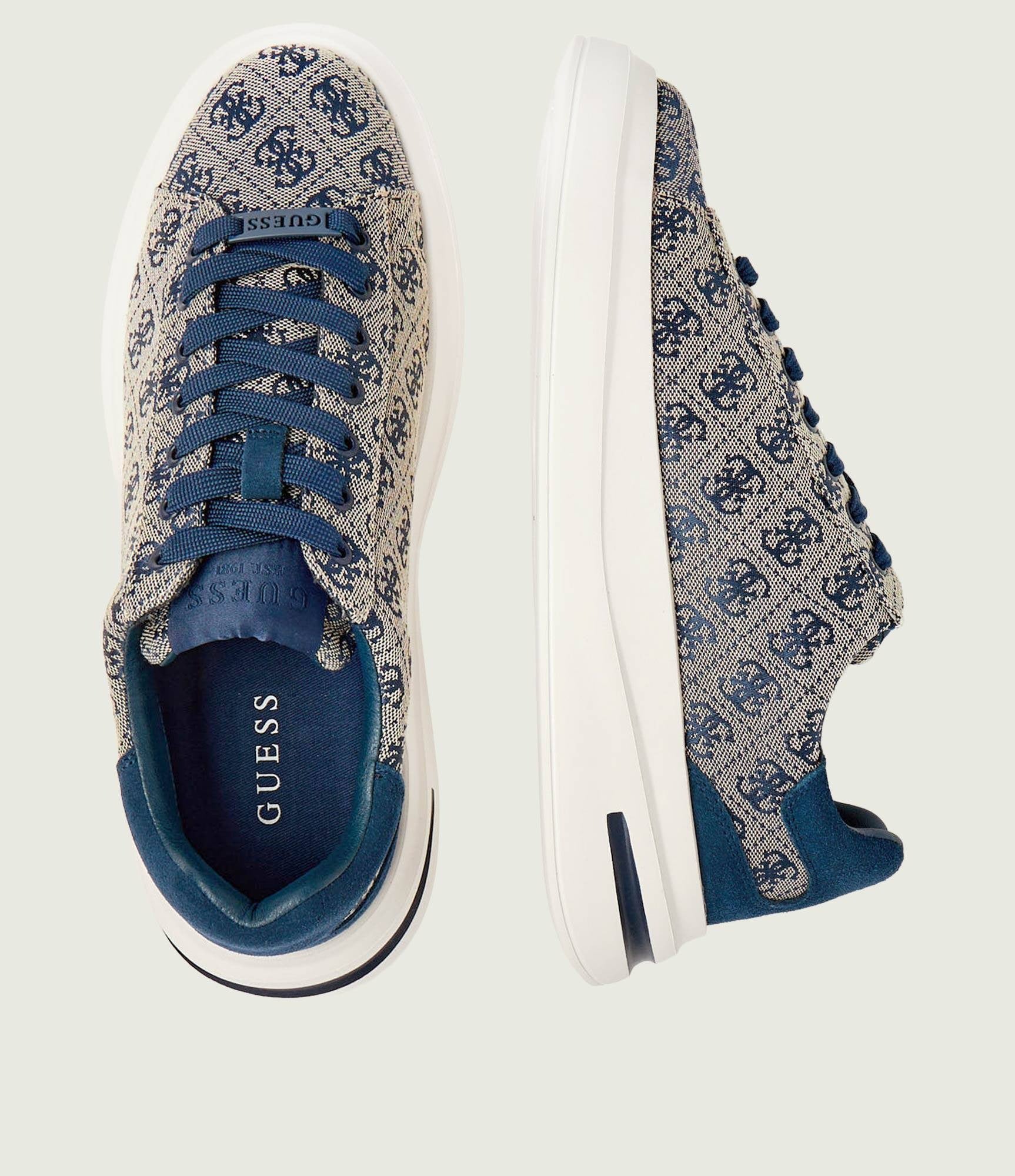 Guess Sapatilhas Sneakers Shoes Fmjeba Navy.logo Navy_shot3