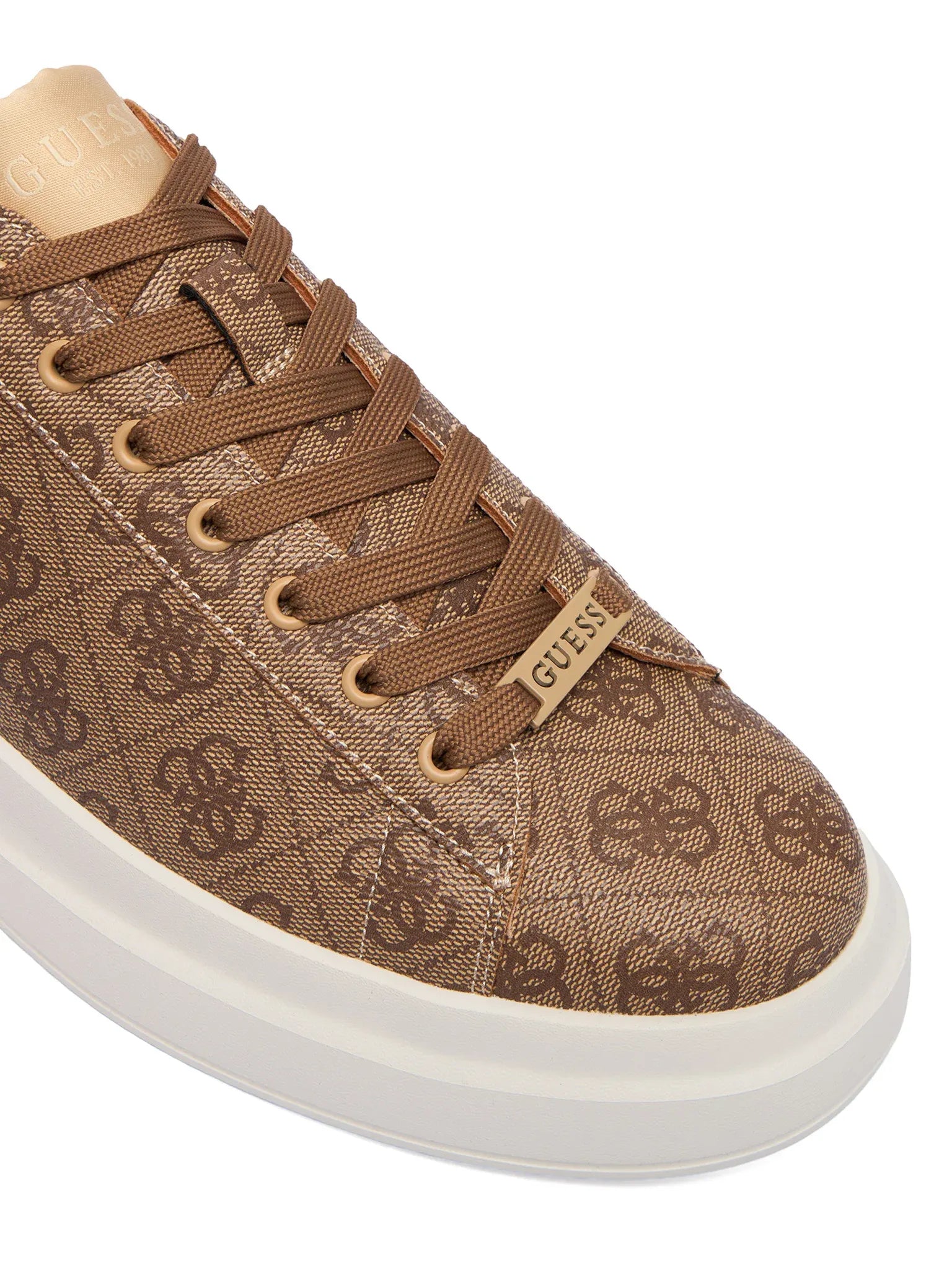 Guess Sapatilhas Sneakers Shoes Fmpela Beige Beige_shot1