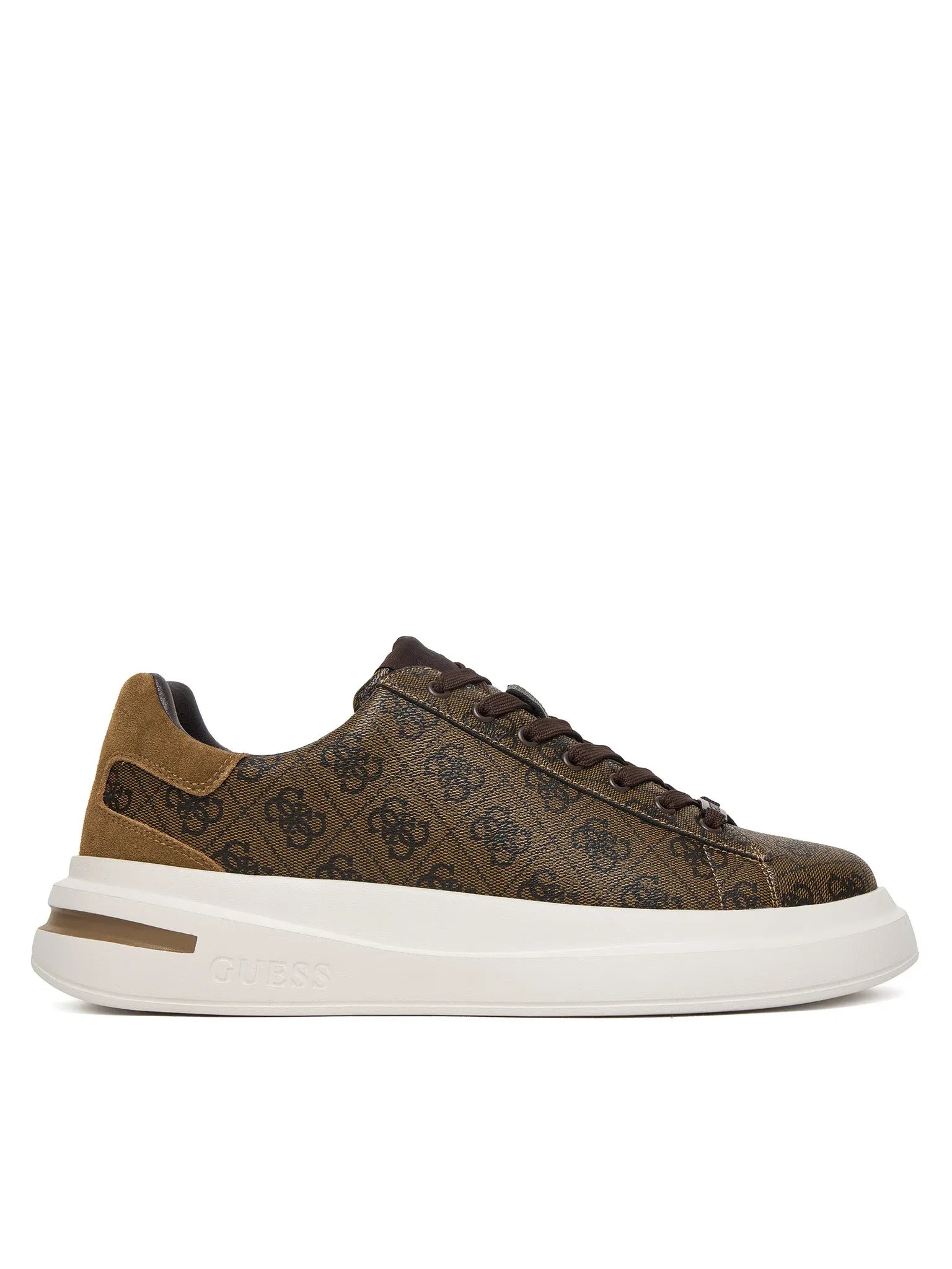 Guess Sapatilhas Sneakers Shoes Fmpela Brown Castanho_shot1