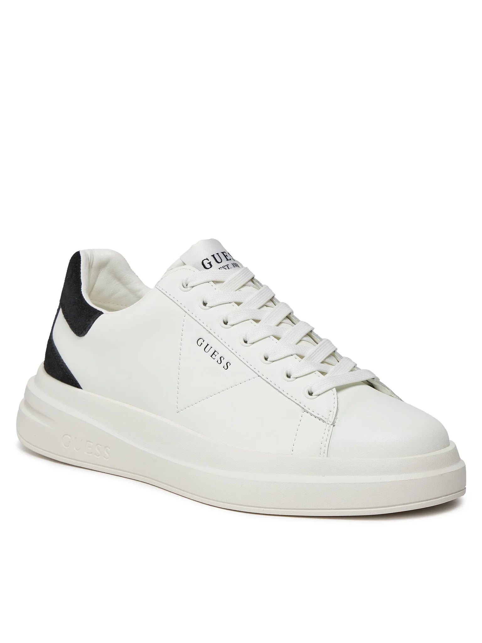 Guess Sapatilhas Sneakers Shoes Fmpvib Whi Black Branco Preto_shot1