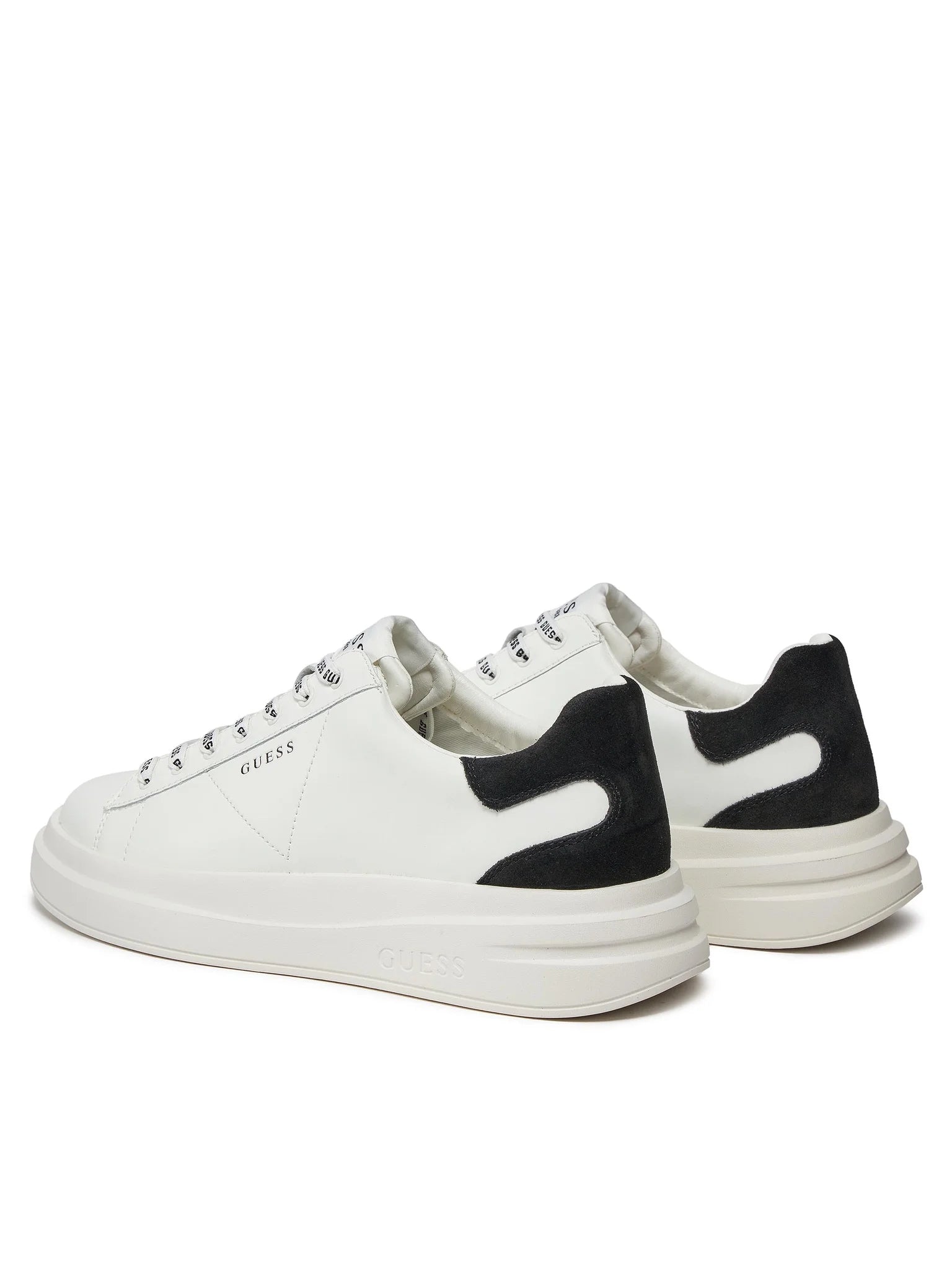 Guess Sapatilhas Sneakers Shoes Fmpvib Whi Black Branco Preto_shot4