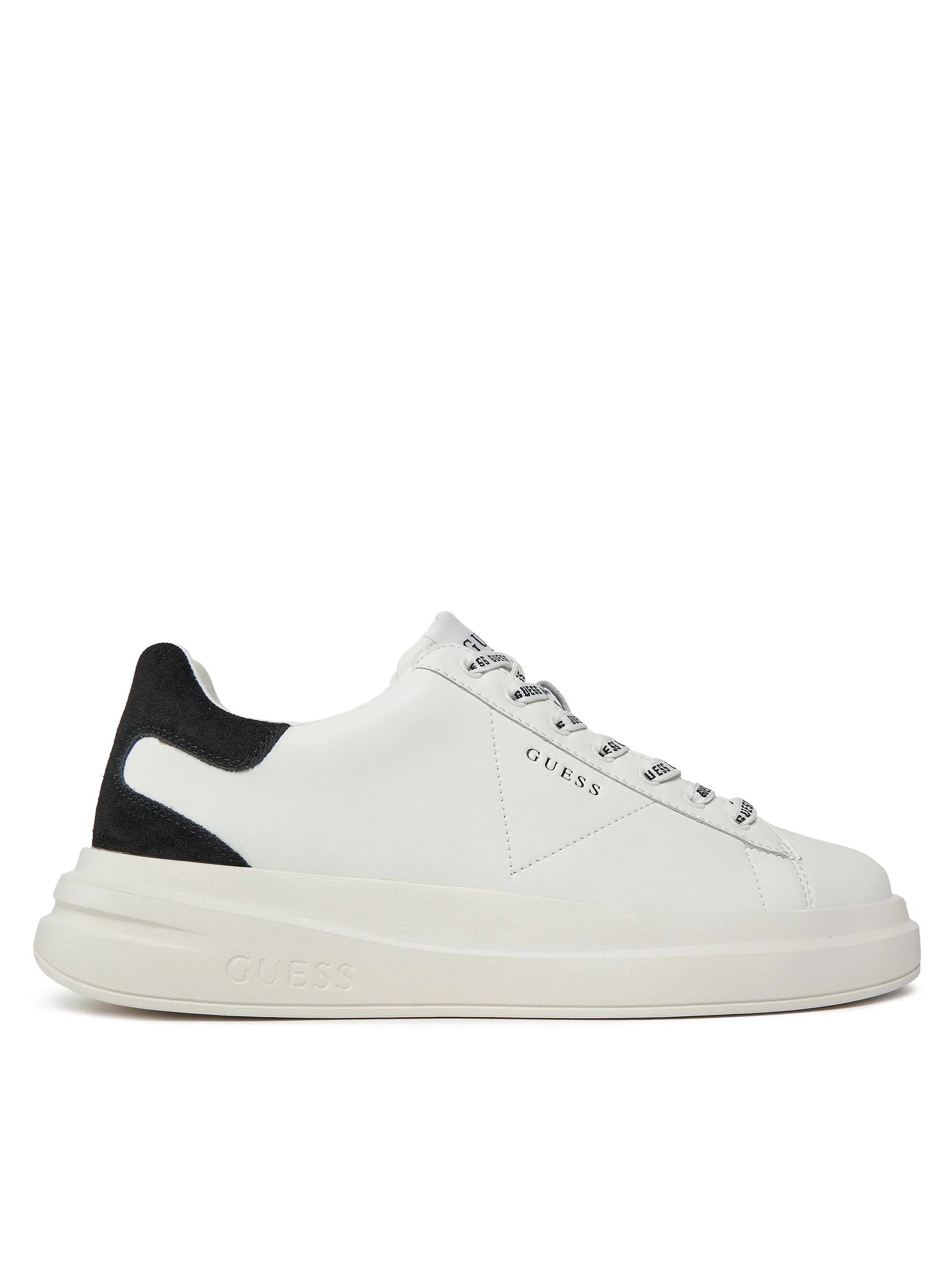 Guess Sapatilhas Sneakers Shoes Fmpvib Whi Black Branco Preto_shot6