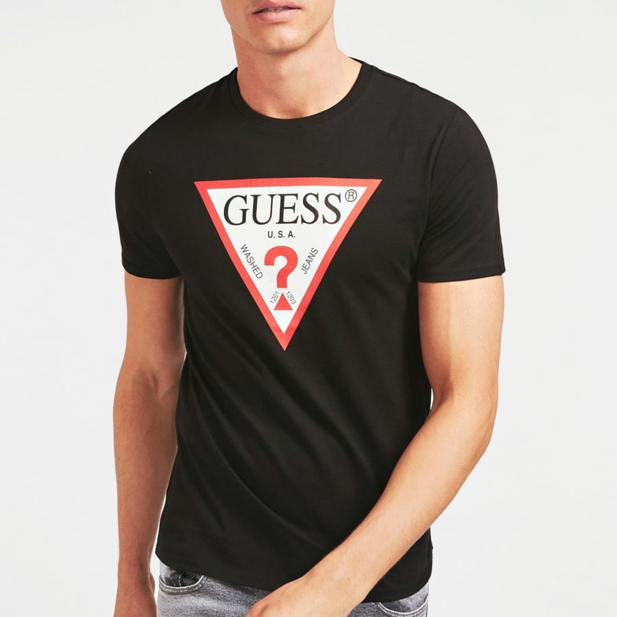 T Shirt Guess BLACK L