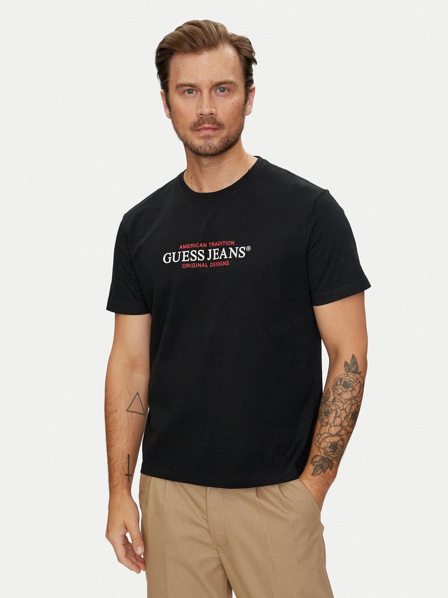 Guess T Shirt M4yi42 K8fq4 Black Preto_shot2