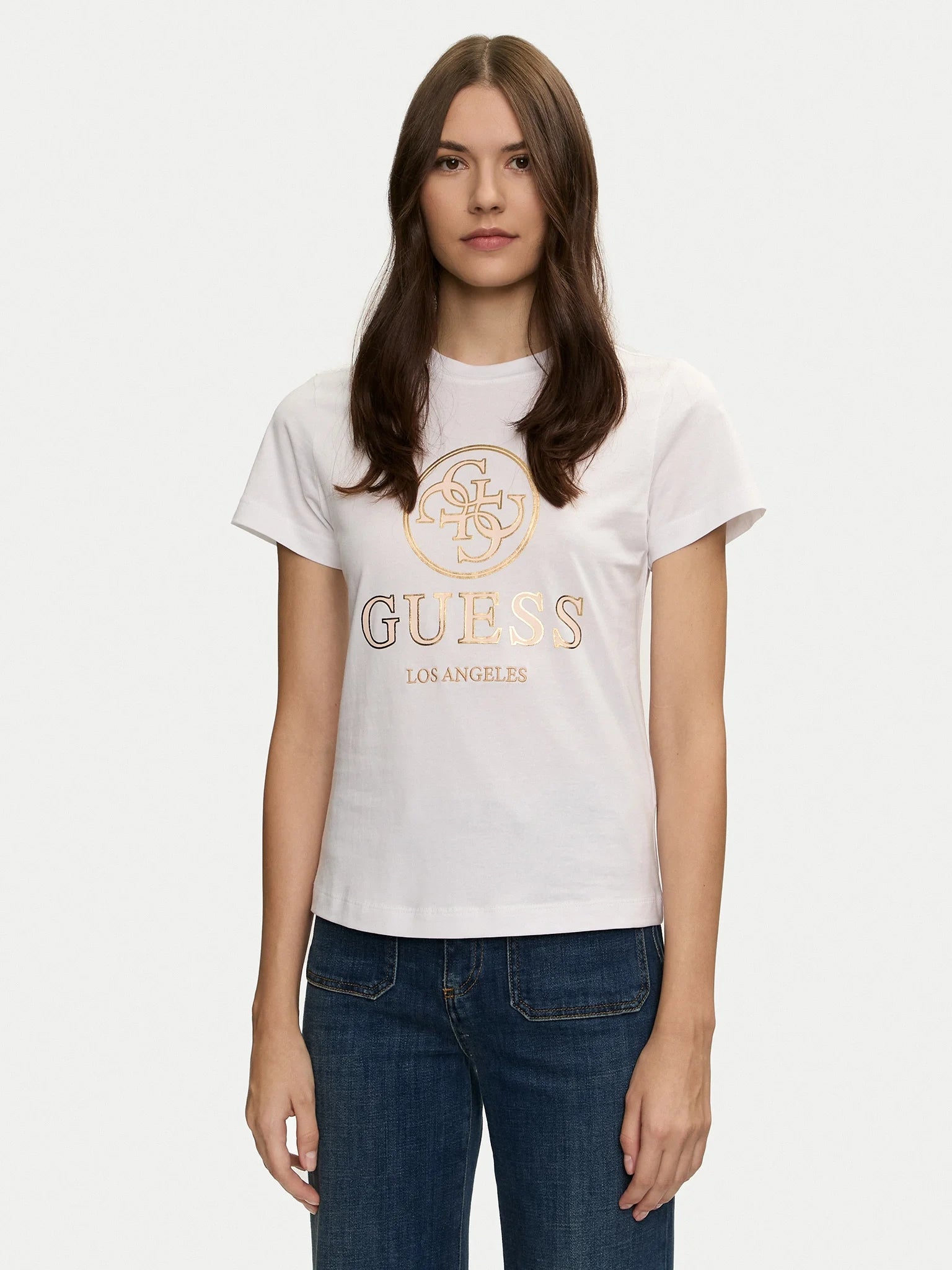 Guess T Shirt V4bi00 I3z14 White Branco_shot2