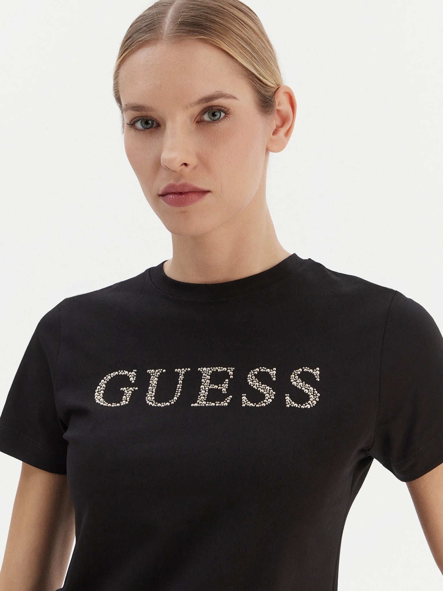Guess T Shirt V6ri20 J1314 Black Preto_shot4