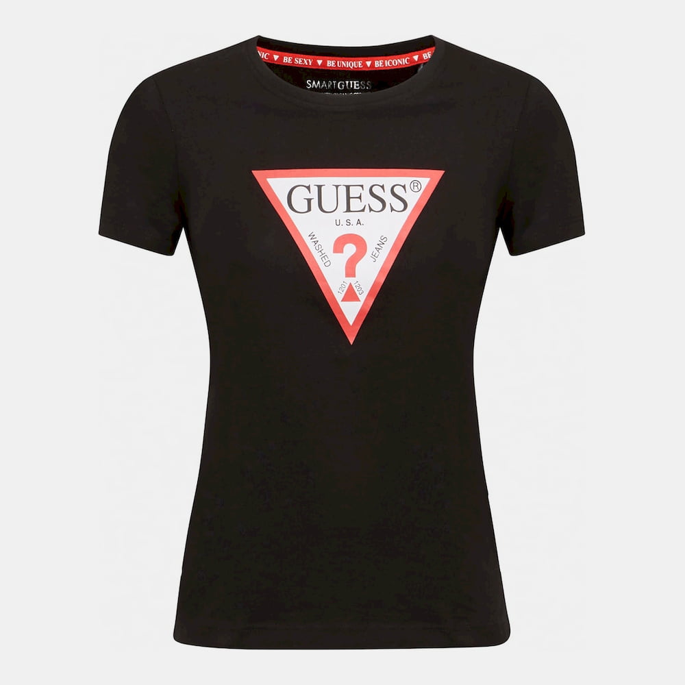 Guess T Shirt W1ri00i3z11 Black Preto Shot4