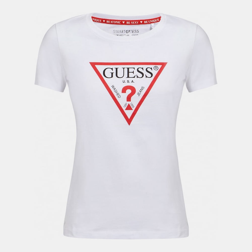 Guess T Shirt W1ri00i3z11 White Branco Shot6