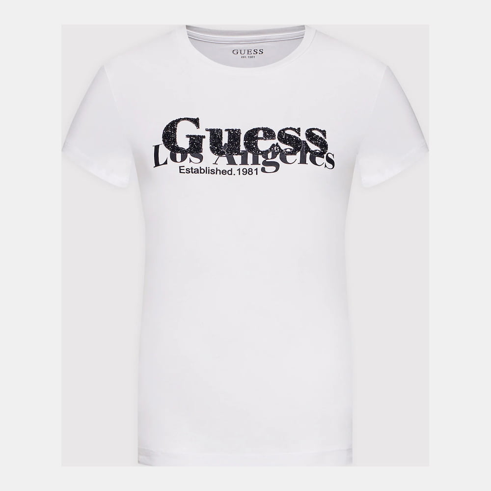 Guess T Shirt W2ri00 J1311 White Branco Shot5