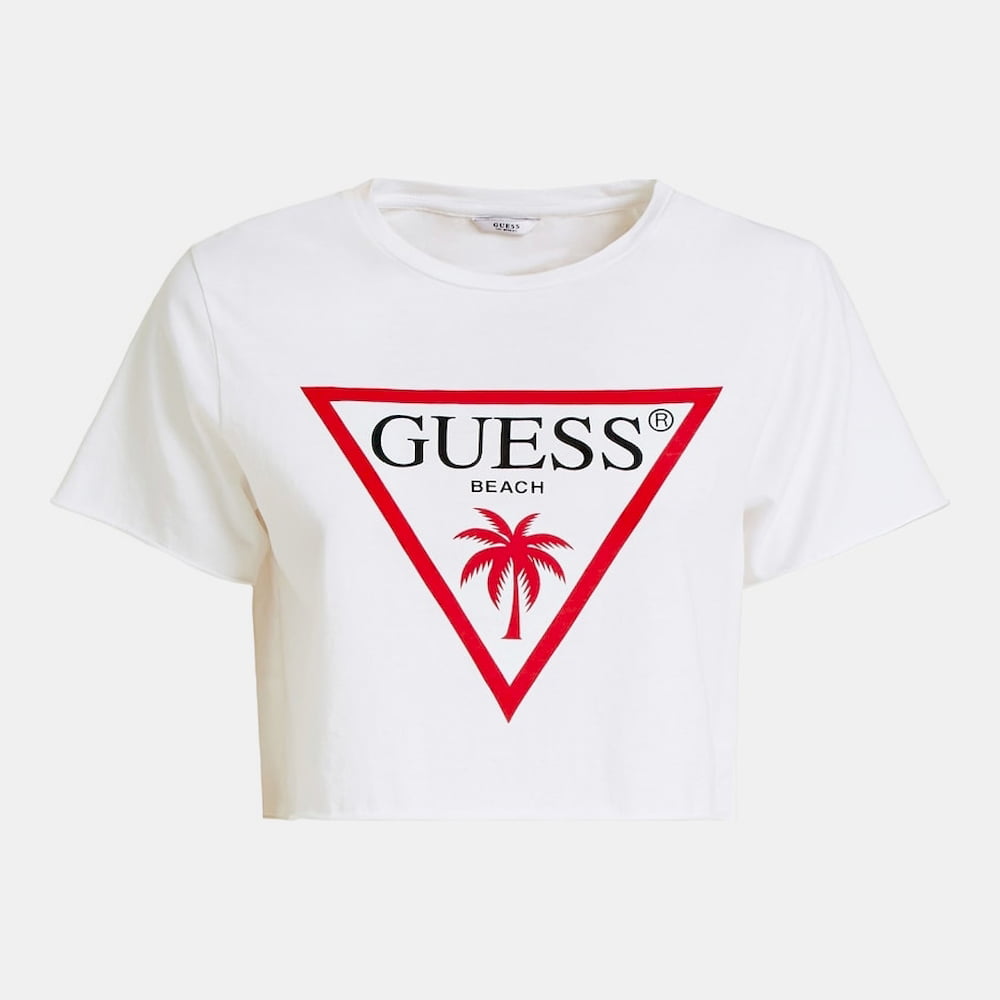 Guess Top E02i01k8fy0 White Branco Shot2