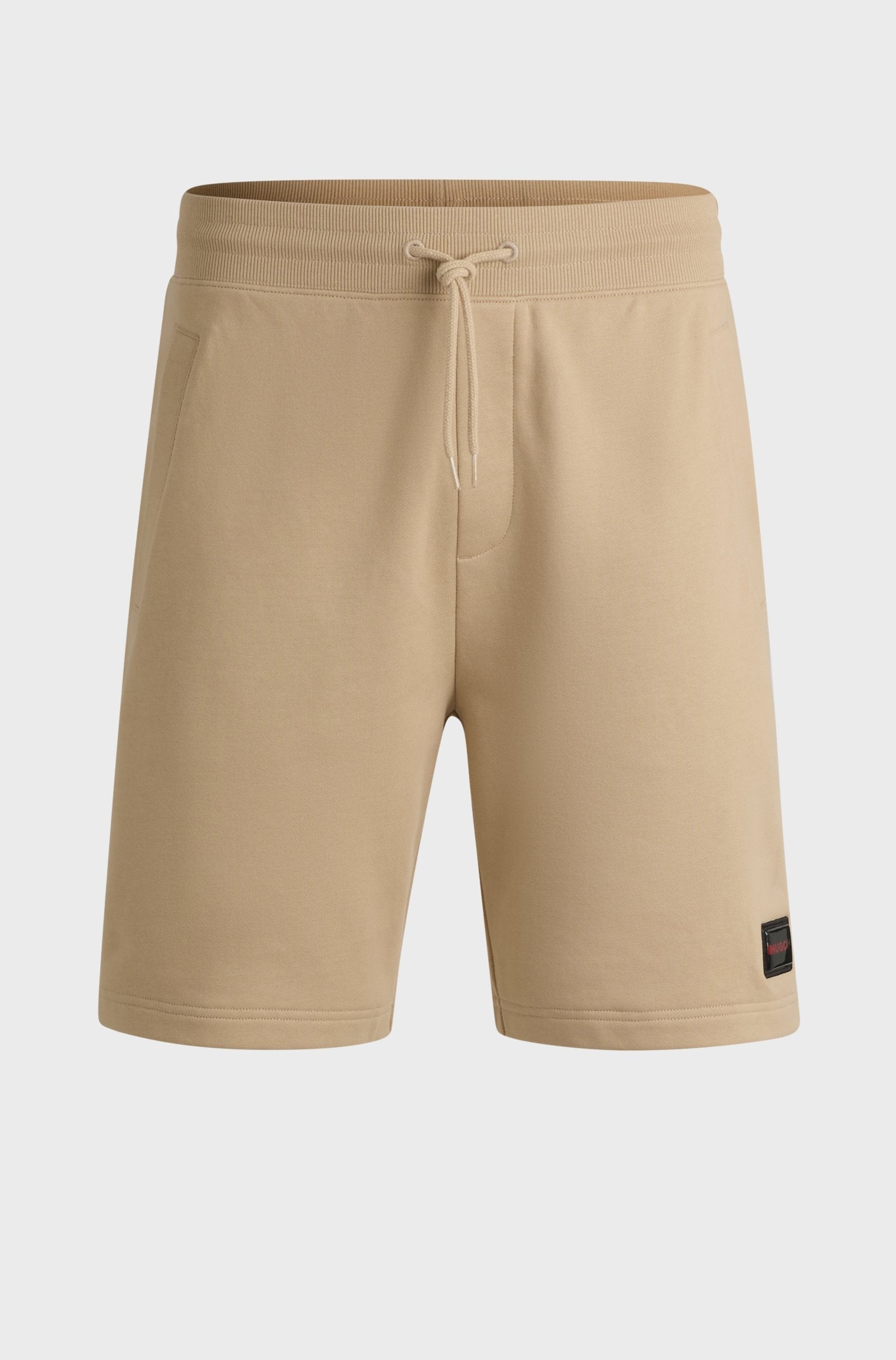 Hugo Calcao Shorts Diz Gel Beige Beige_shot1